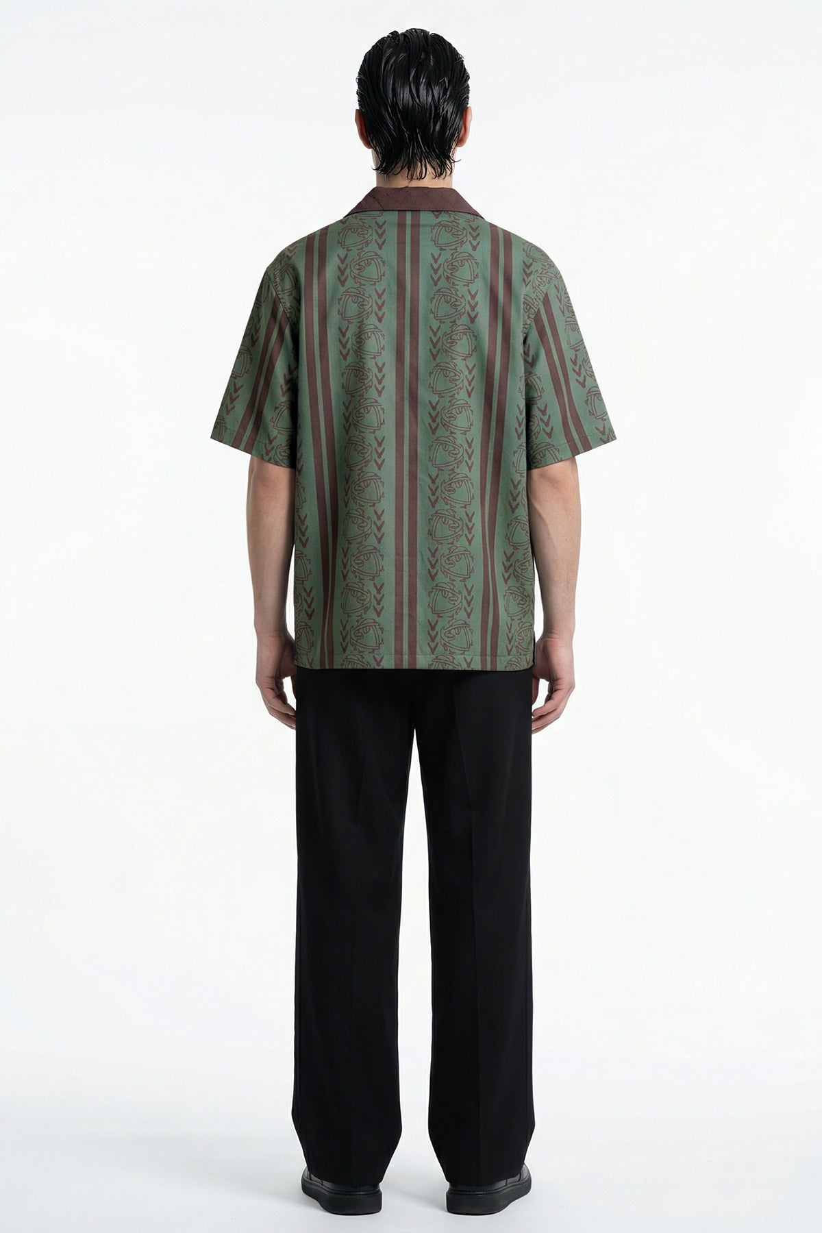Olive Ethereal Detailing Shirt