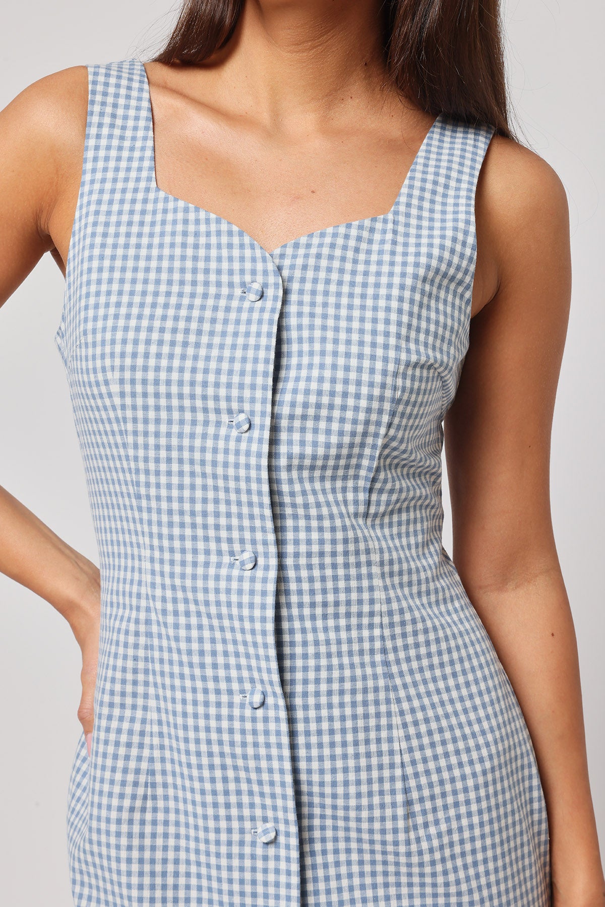 Olive Green Sleeveless Dress