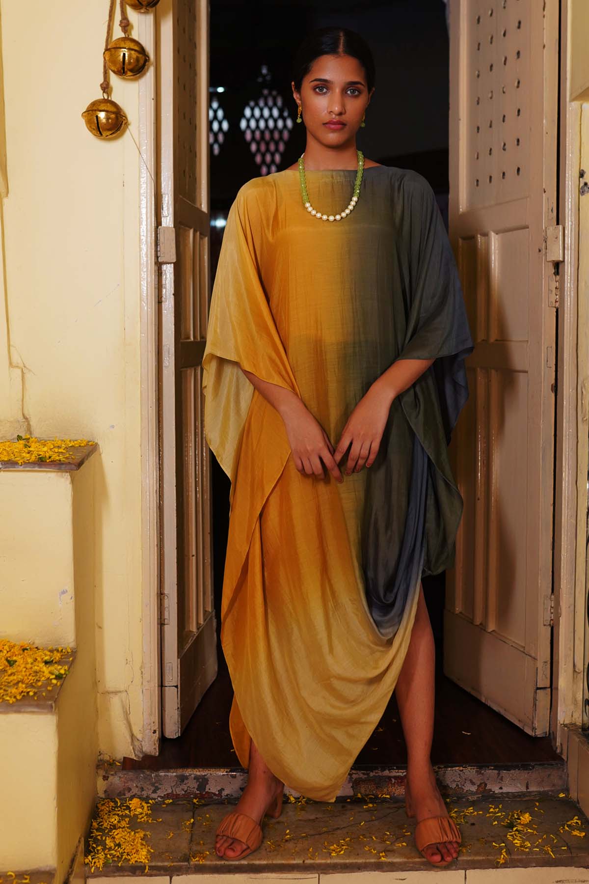 Ombre Hand Dyed Drape Kaftan
