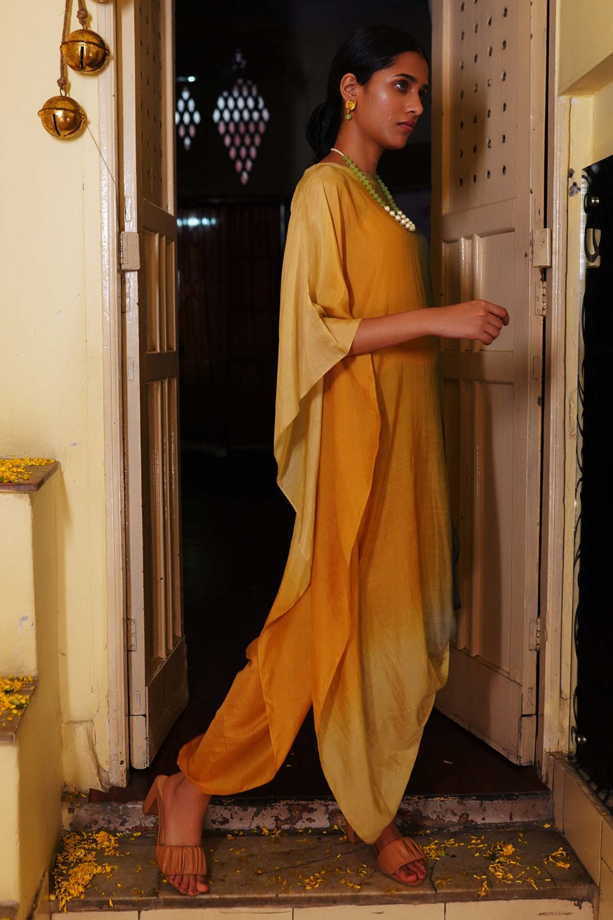 Ombre Hand Dyed Drape Kaftan