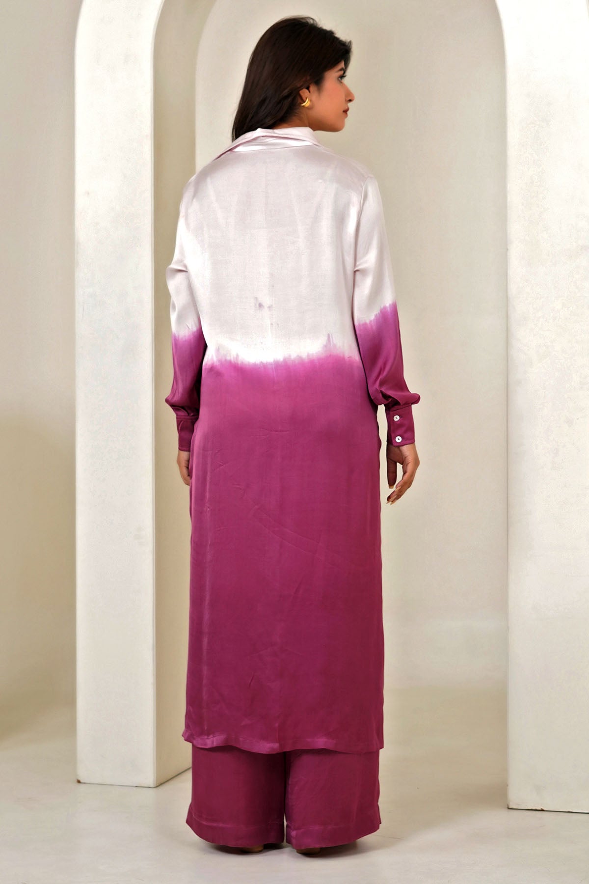 Ombre Embroidered Kurta & Pants