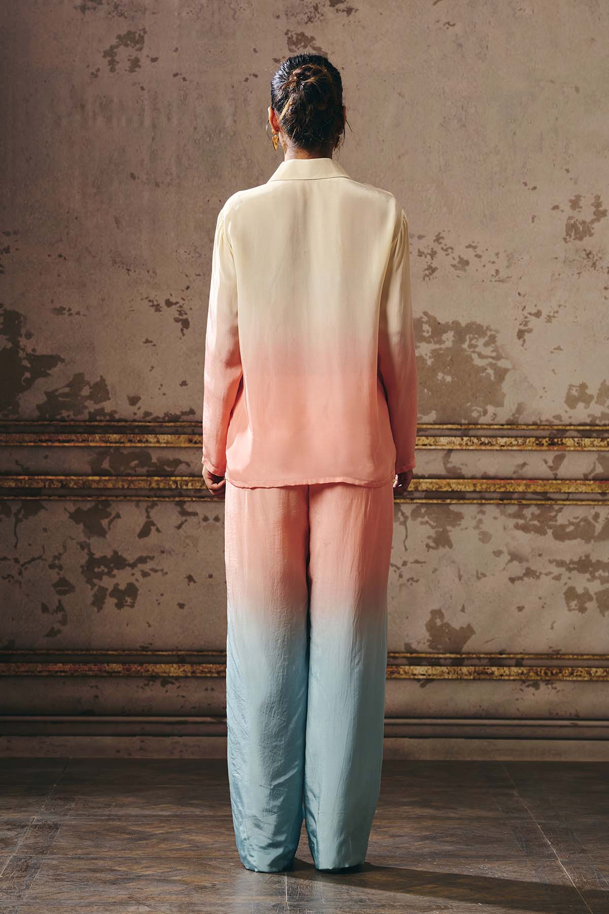 Ombre Shirt & Straight Pants