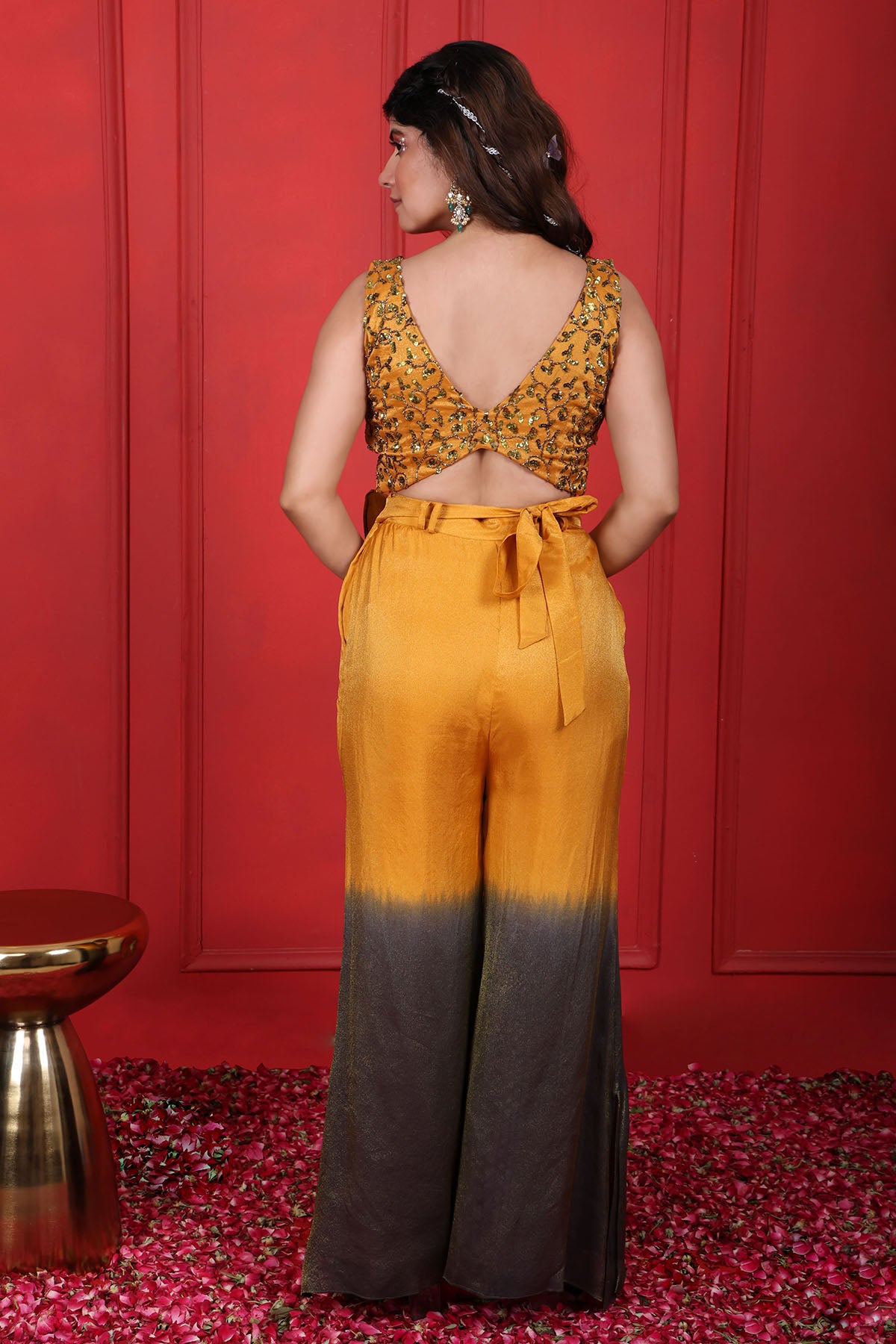 Ombre Thread Indo-Western Set