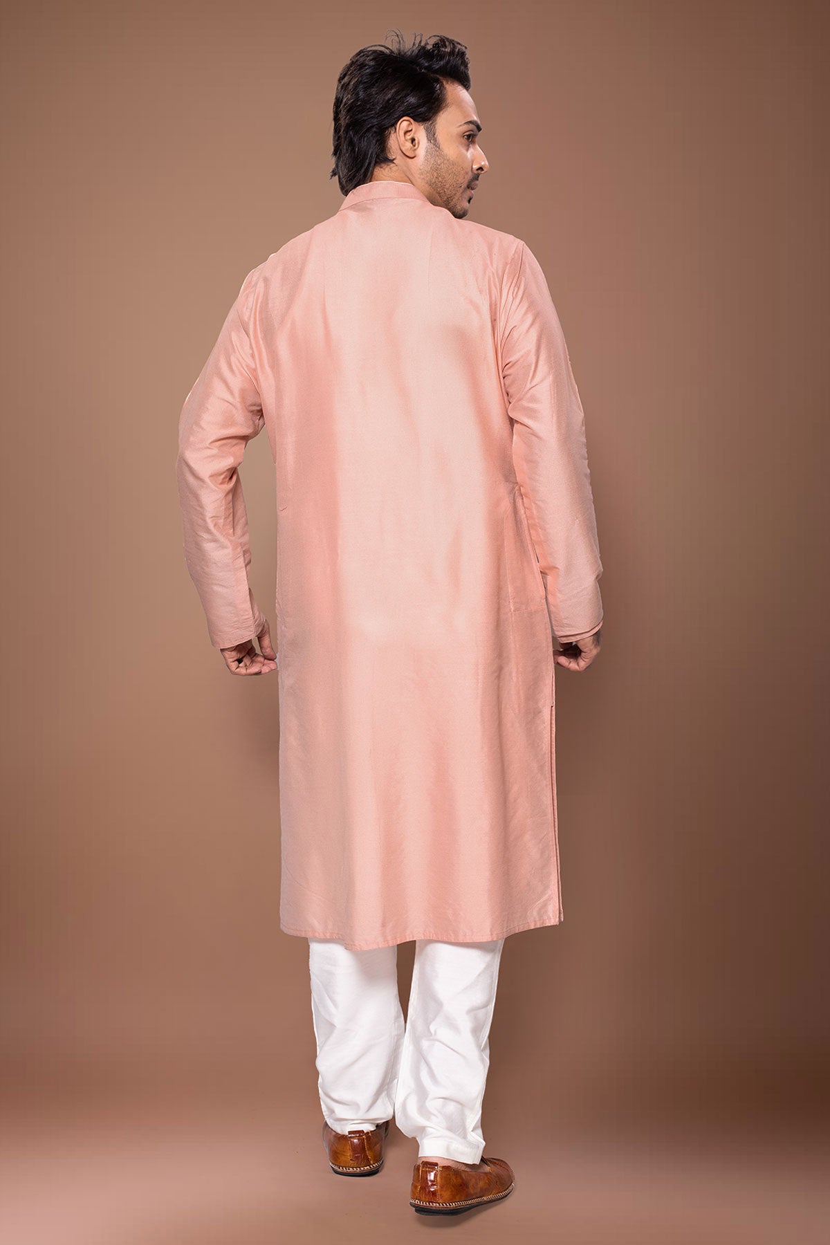 Onion Pink Cord Kurta & Pants