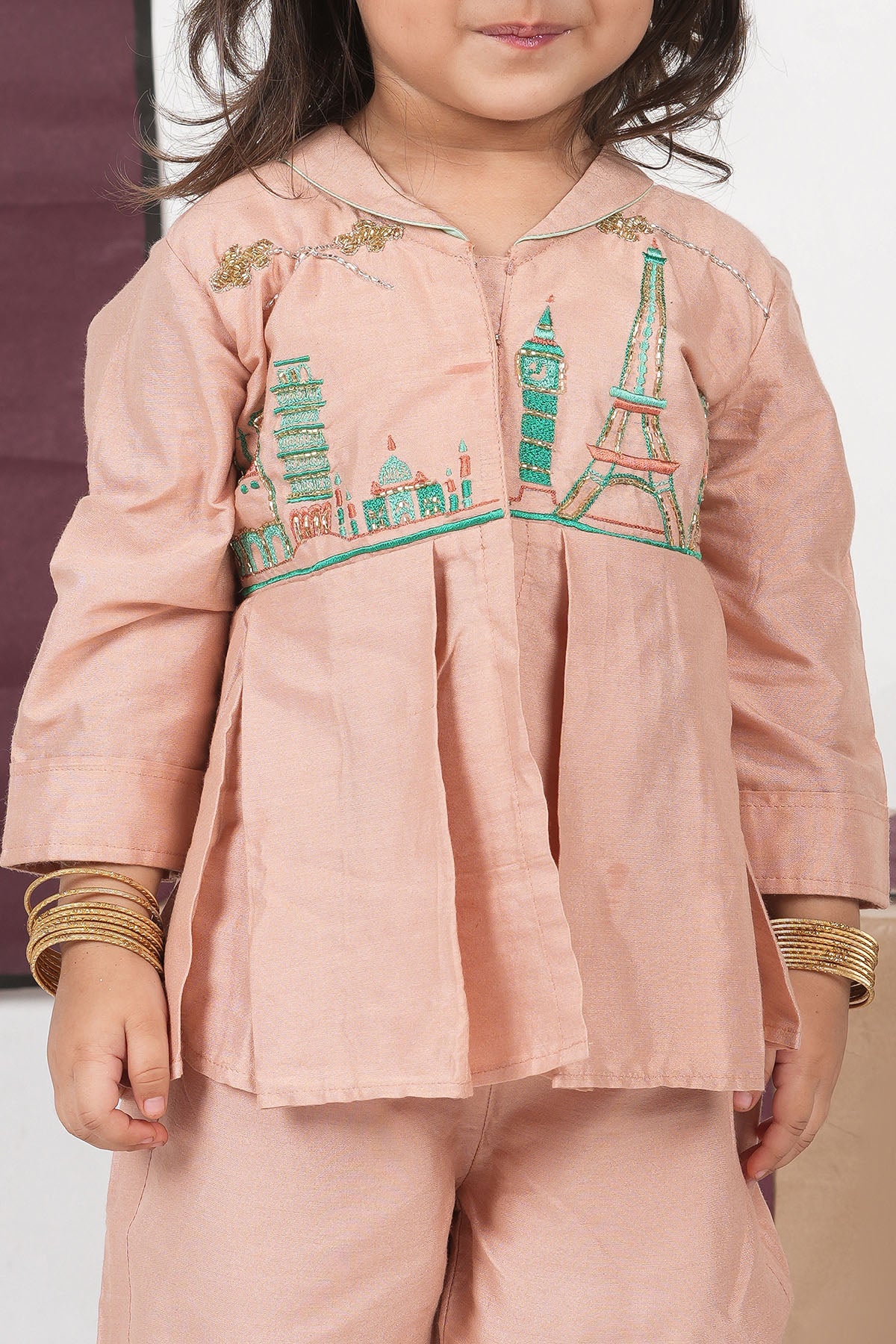 Onion Pink Cutdana Fusion Set
