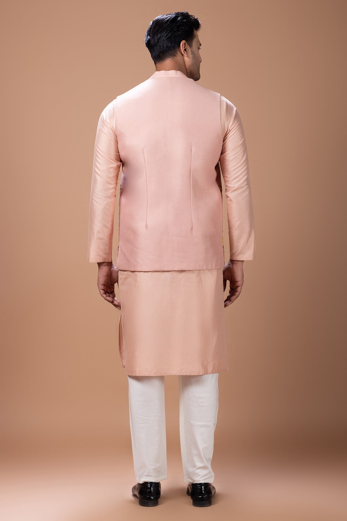 Onion Pink Painted Kurta Set