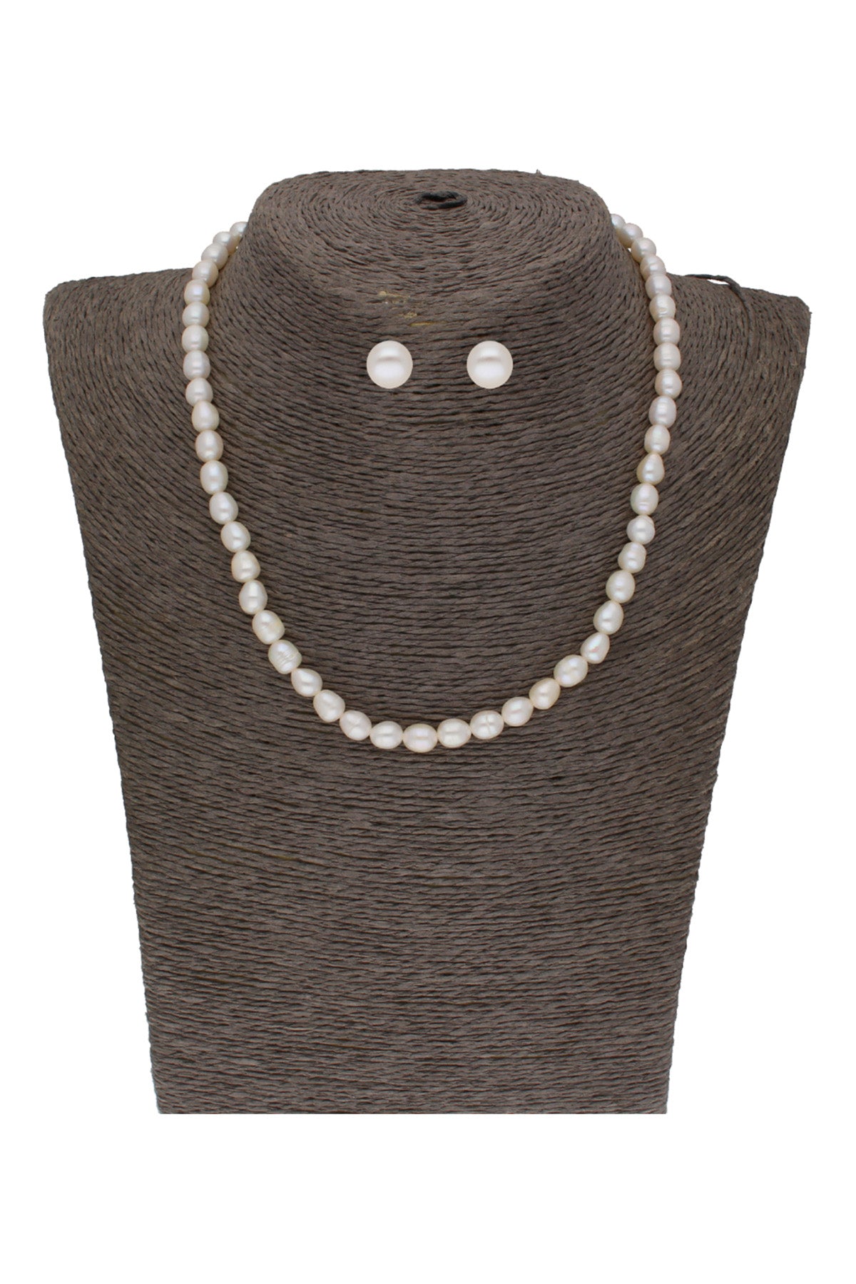 Oval Offwhite Pearl Jewellery
