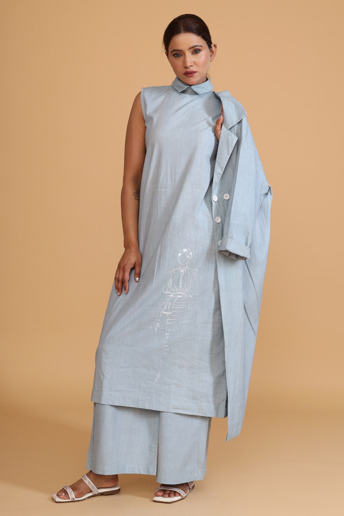 Overlap Overlay Co-ord Set