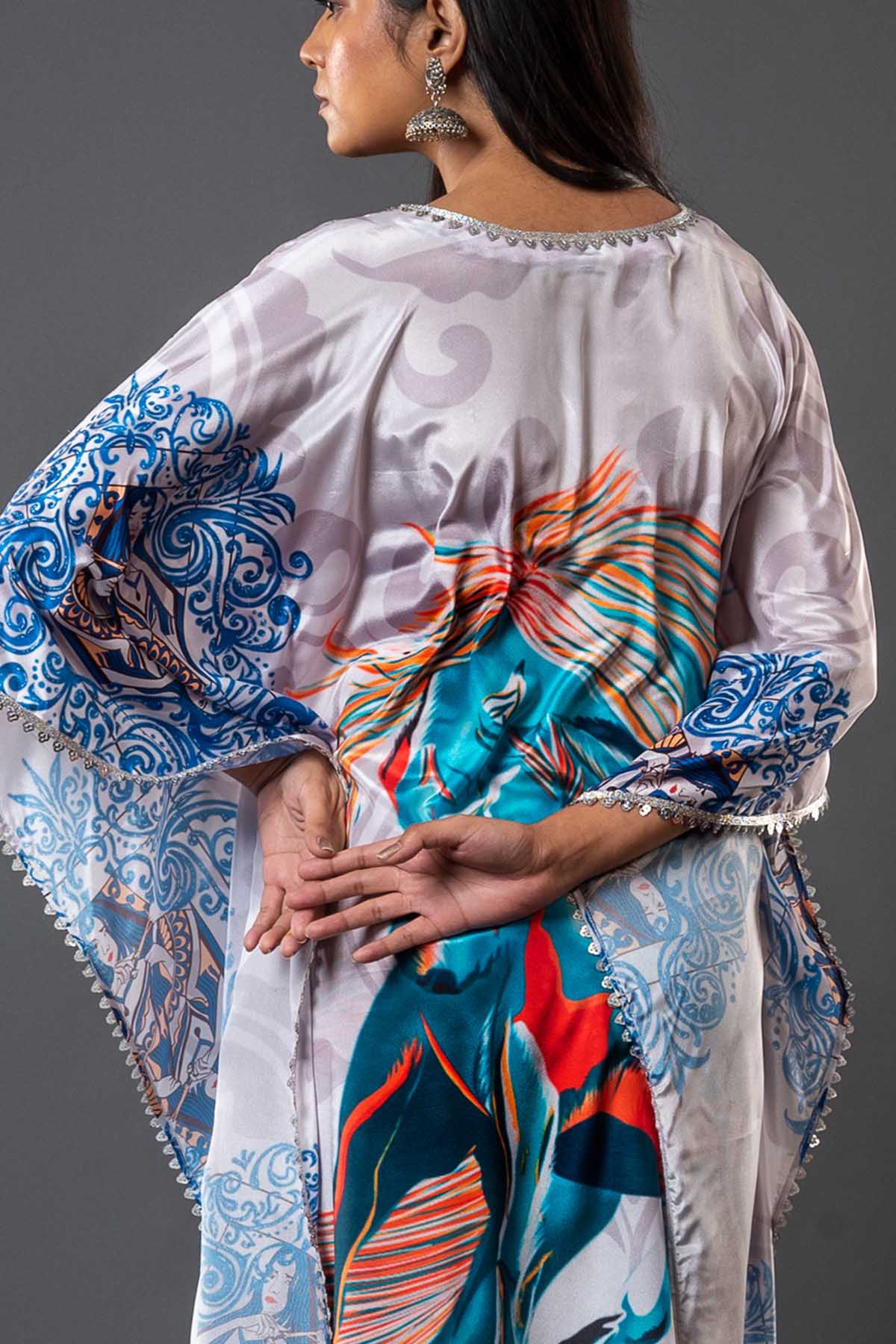 Oversized Grey Kaftan & Pants