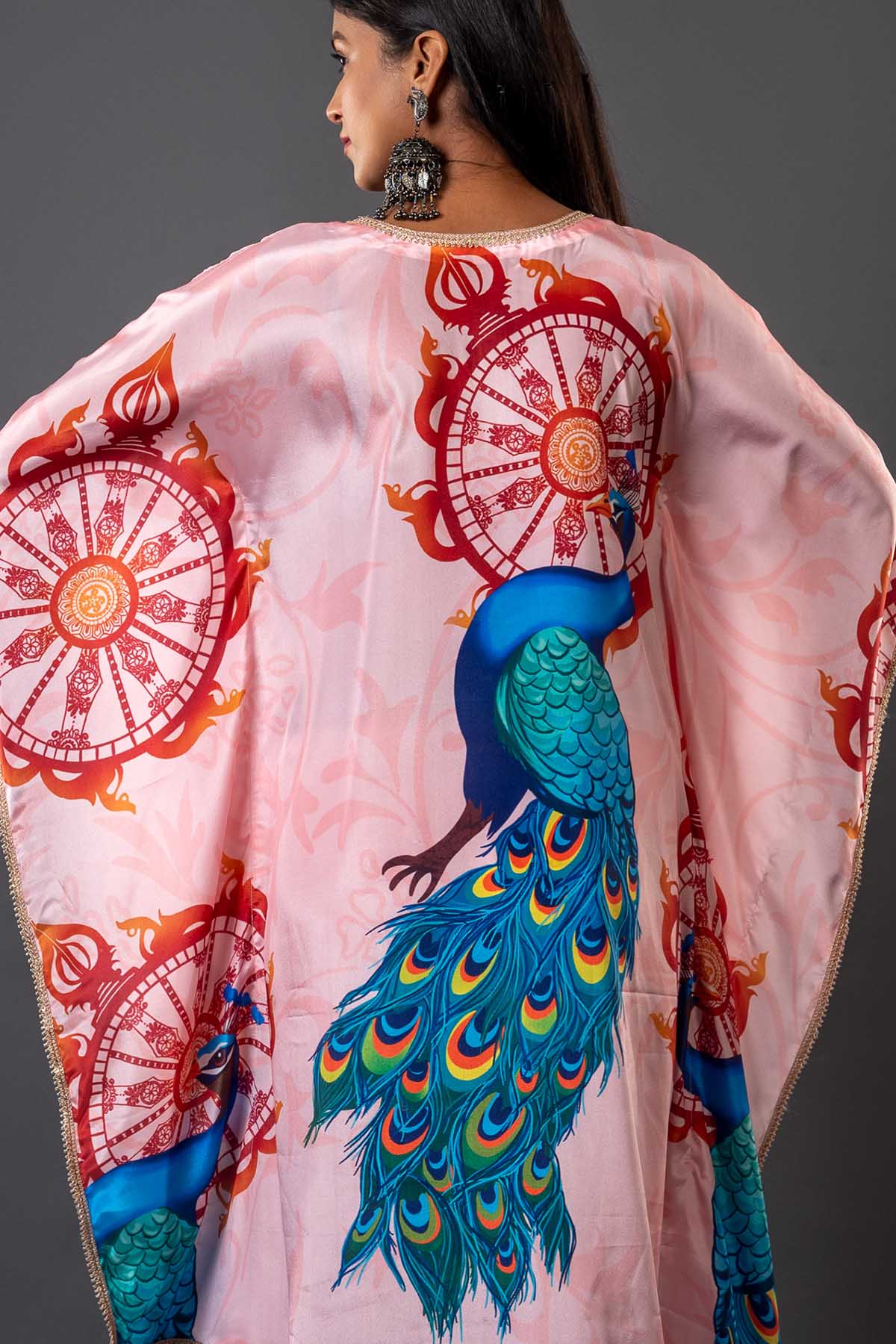 Oversized Pink Kaftan & Pants