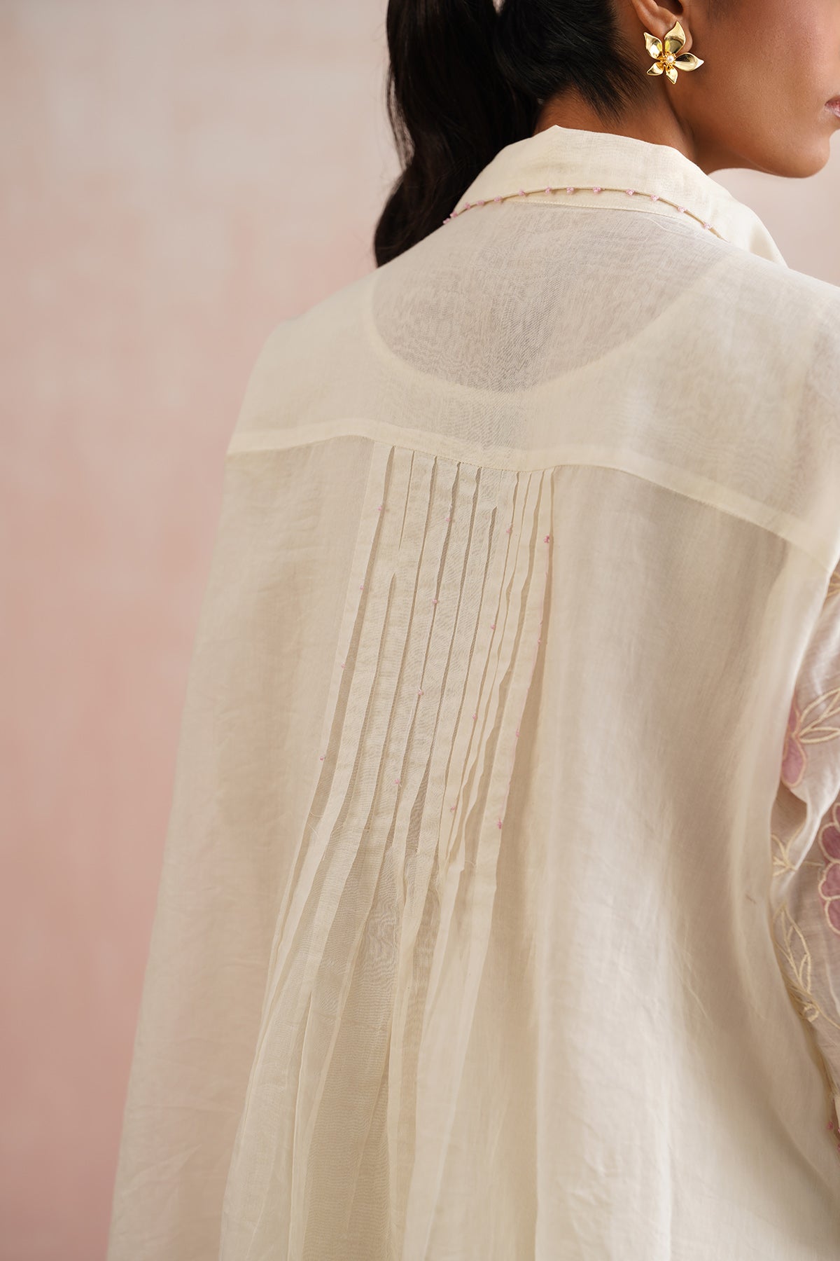 Oversized Ivory Shirt & Pants