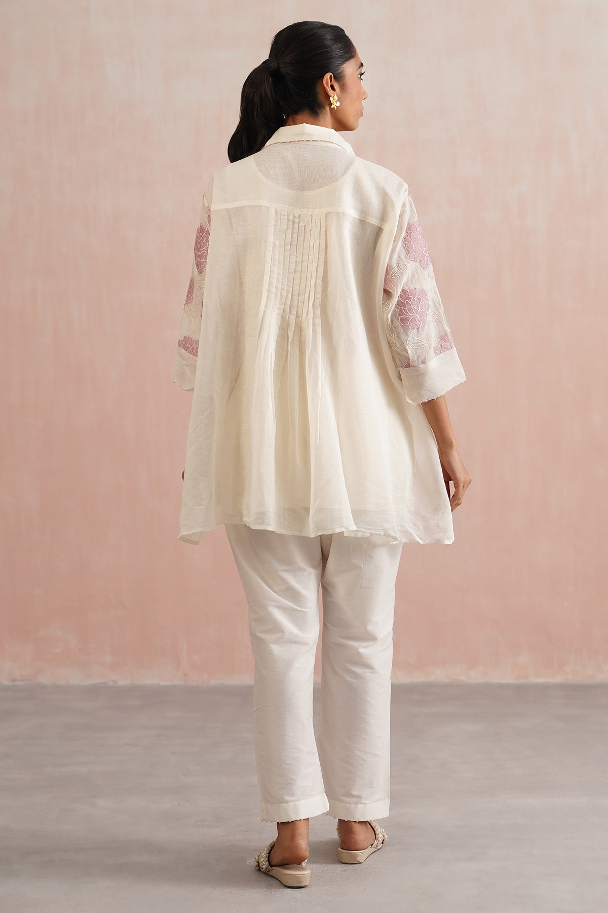 Oversized Ivory Shirt & Pants