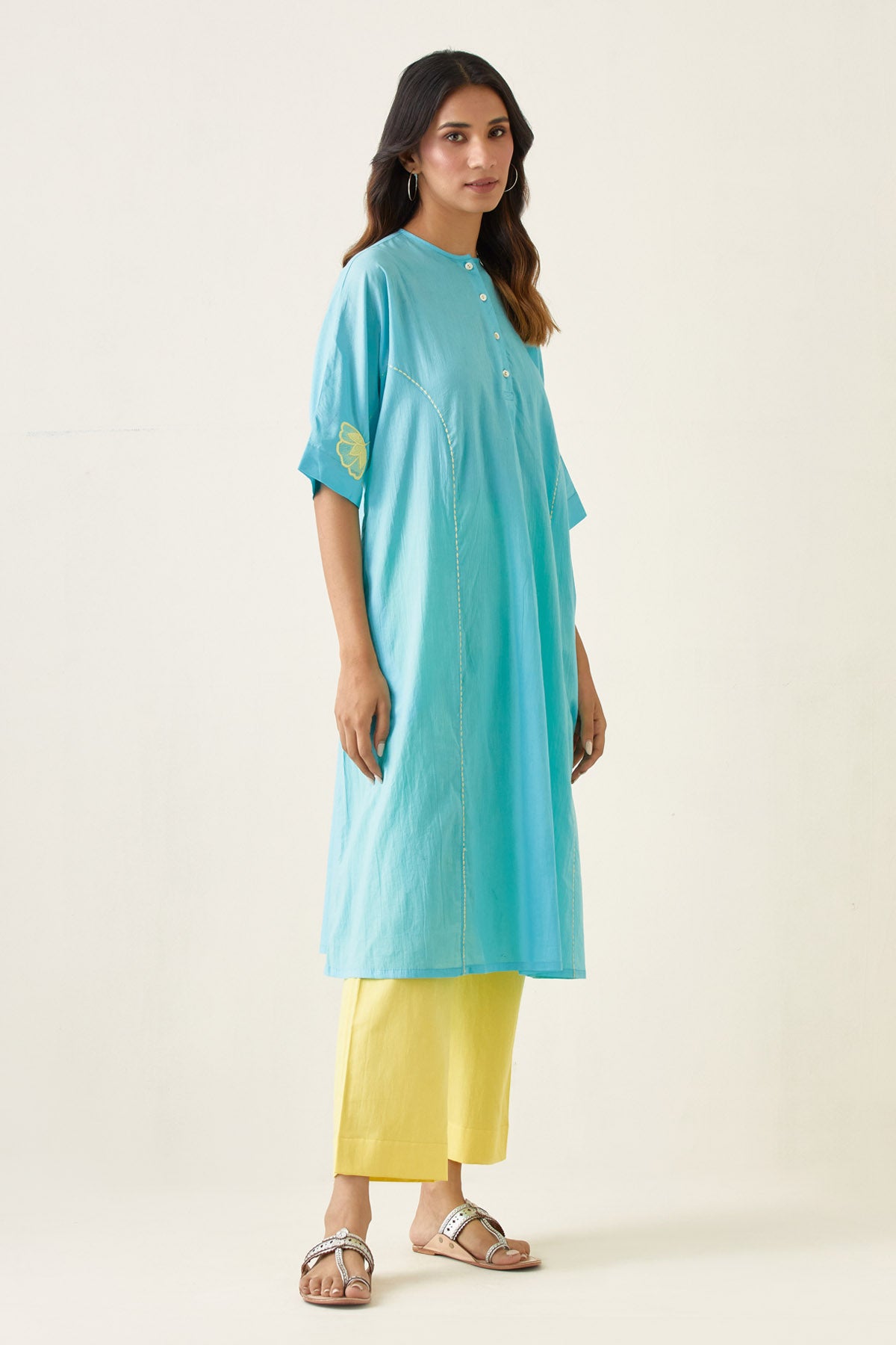 Cotton Cambric Kurta & Pants