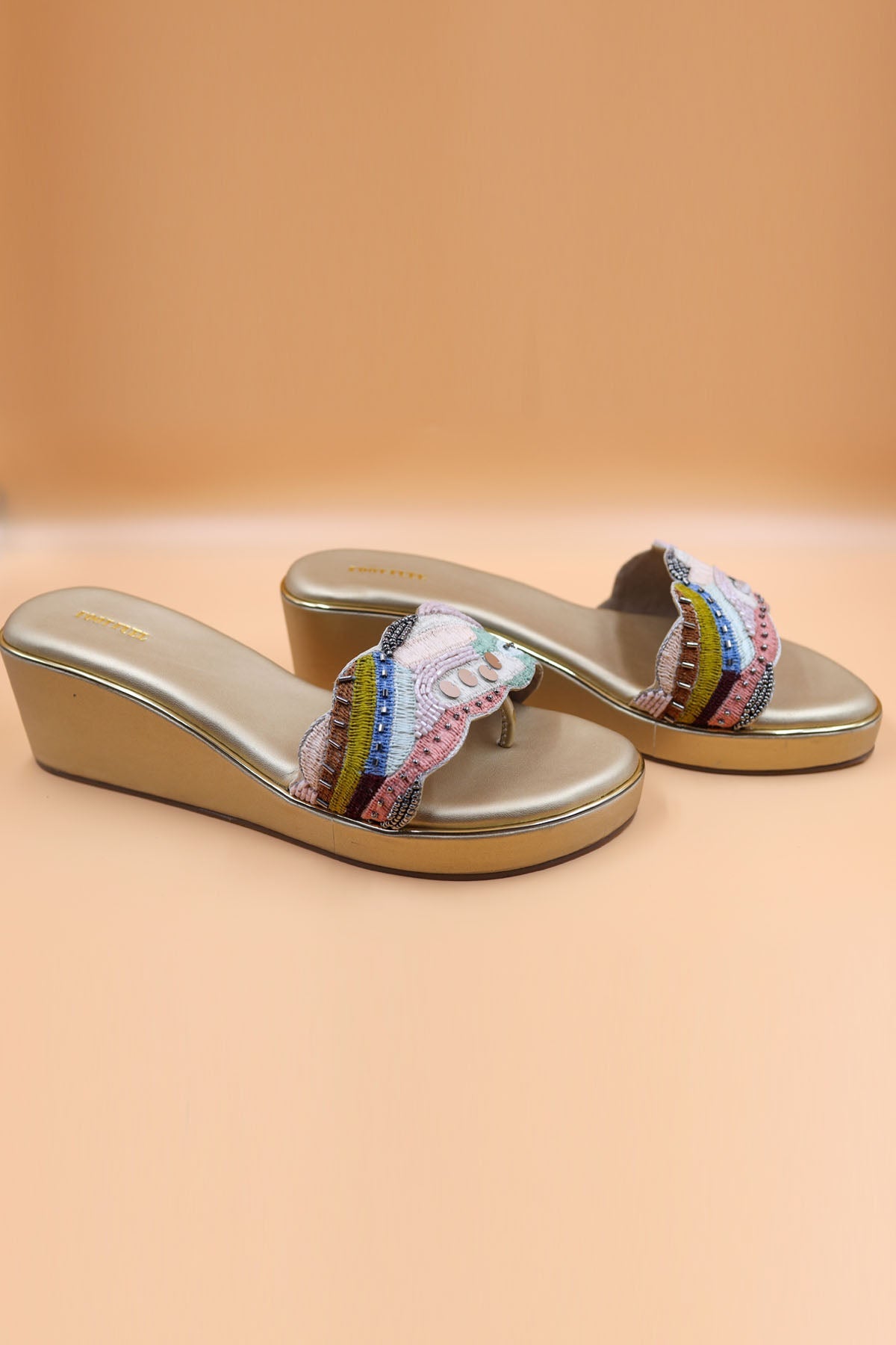 Foot Fuel Pastel Anchor Thread Wedges for accessories online at ScrollnShops