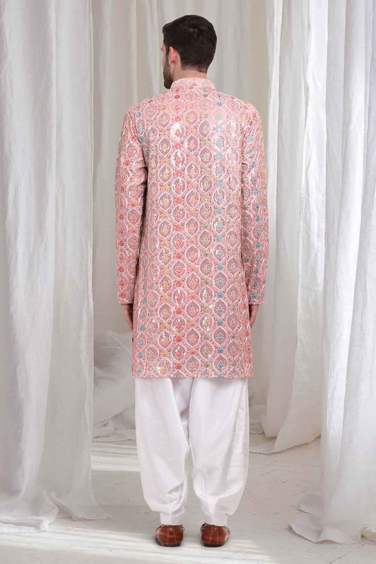 Pastel Pink Cotton Kurta Set