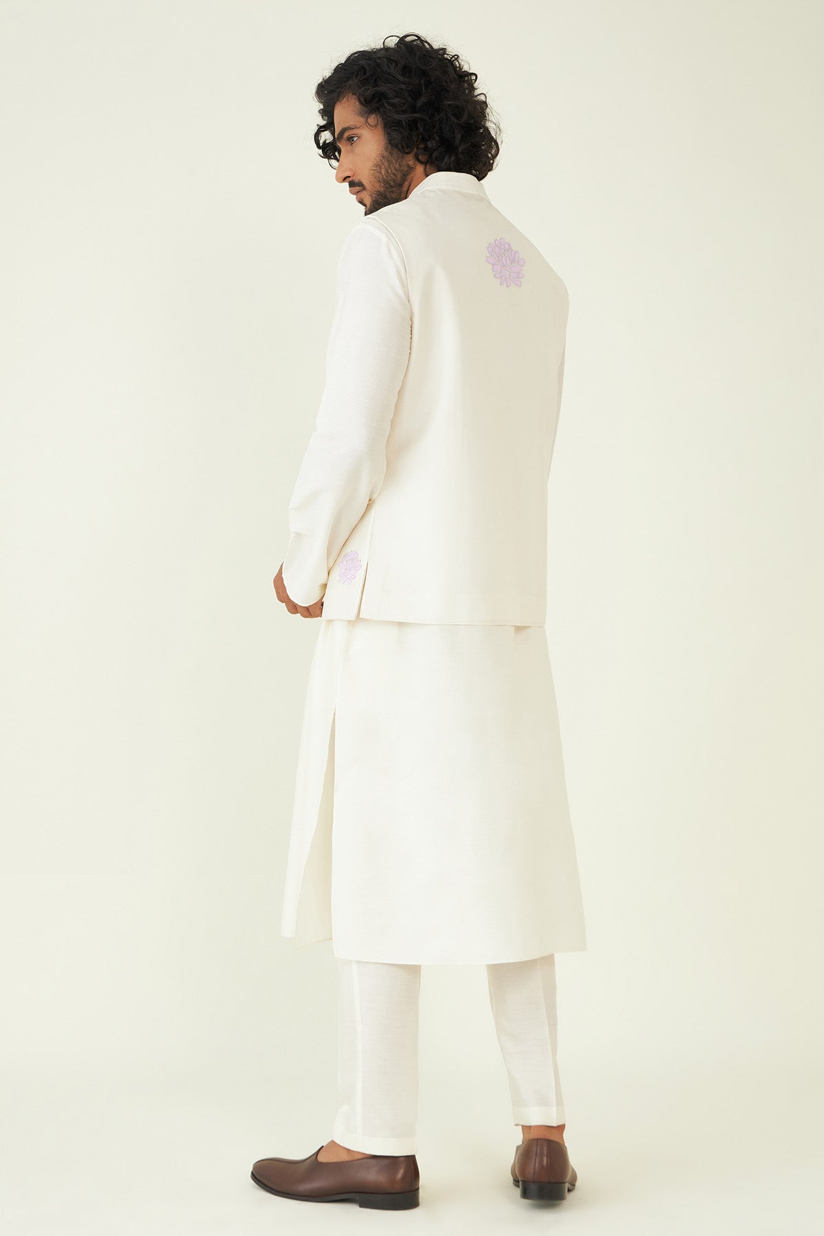 Patch Embroidered Bundi Set