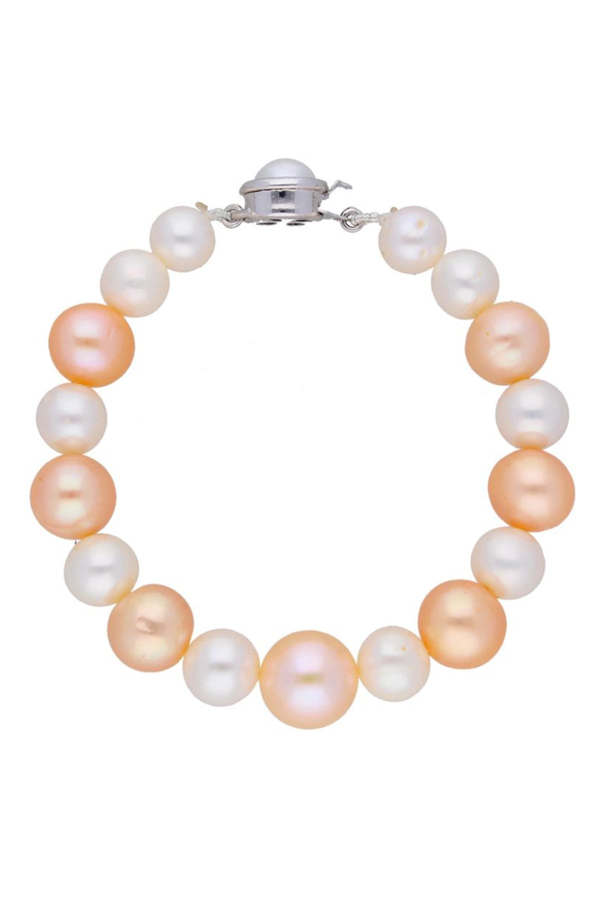 Peach Freshwater Pearl Bracelet