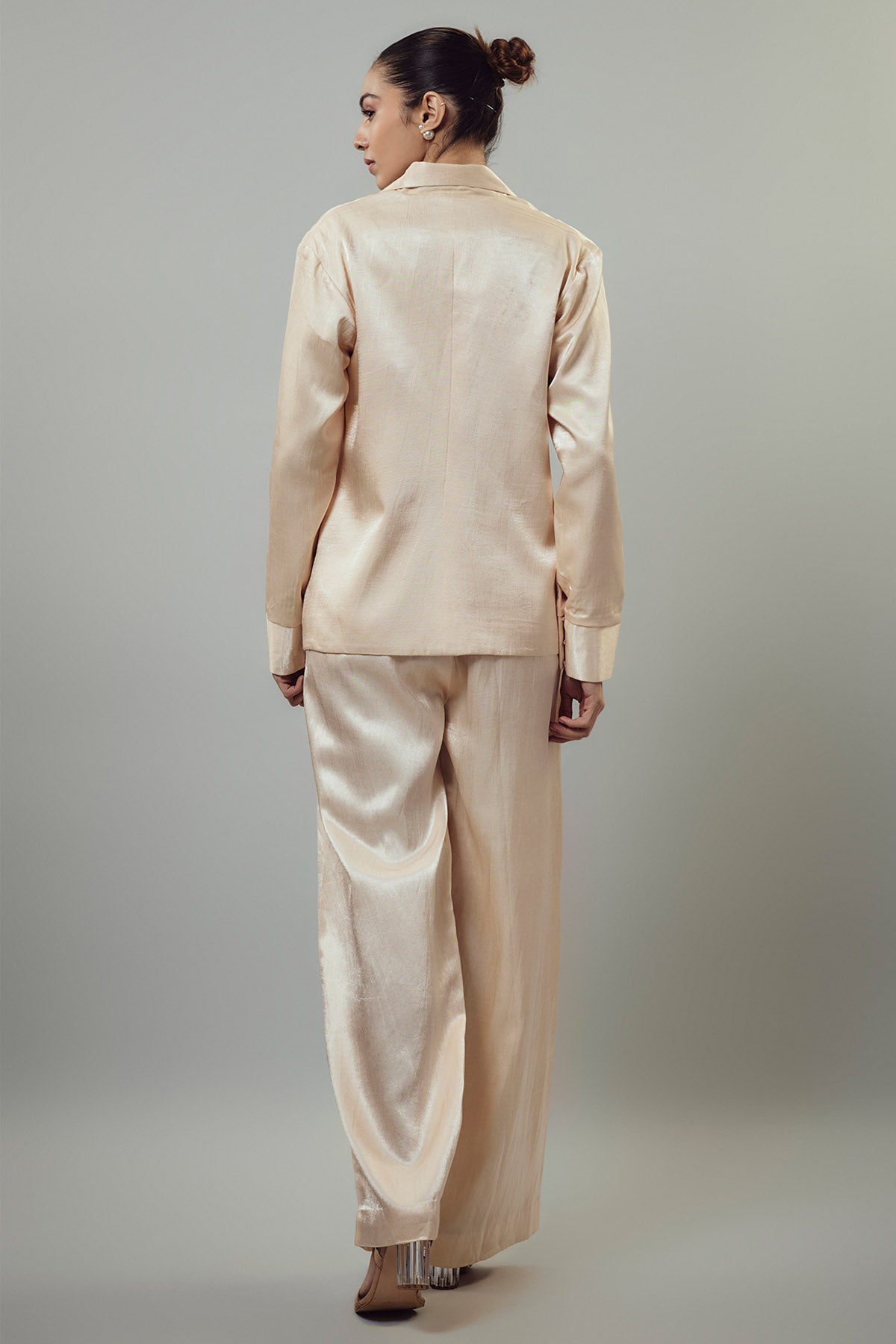 Peach Mashroo Blazer & Pants