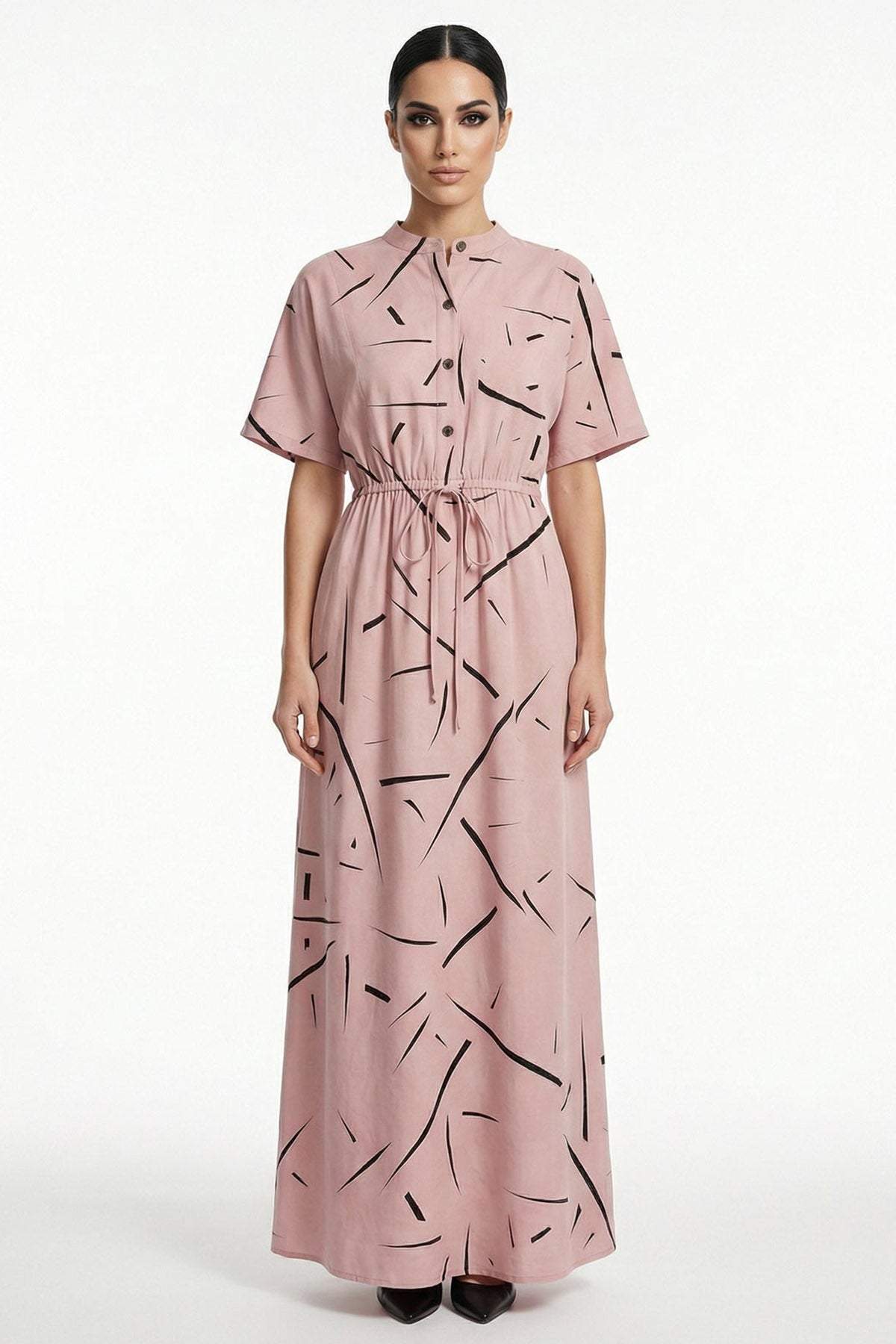 Buy Peach Viscose Blend Maxi Dress for women by Tezhhomayaa online available at scrollnshops