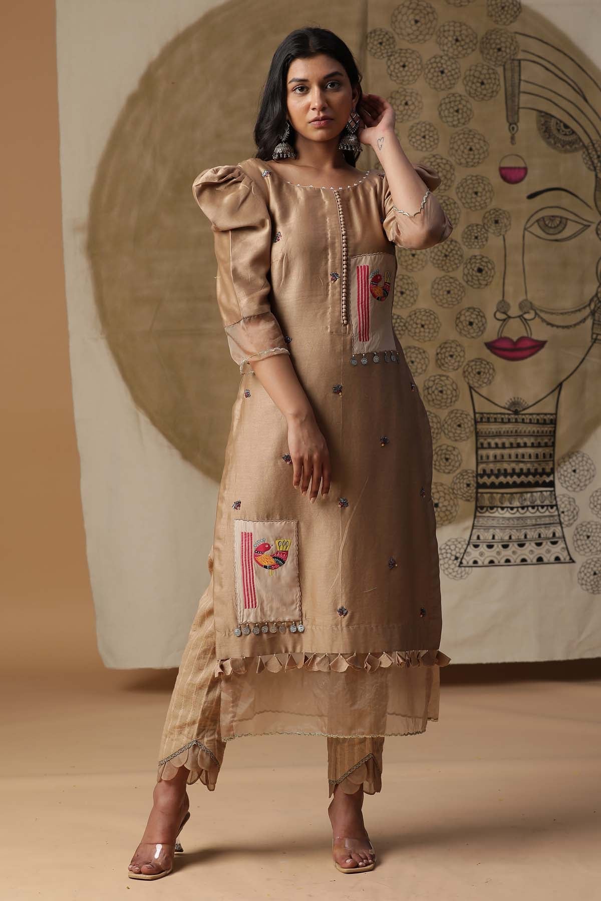 Buy Arpita SulakshanaPeacock Emb Kurta Set