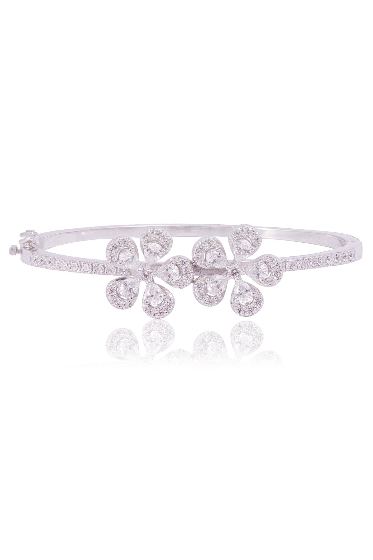 Pear Shaped Floral Bracelet