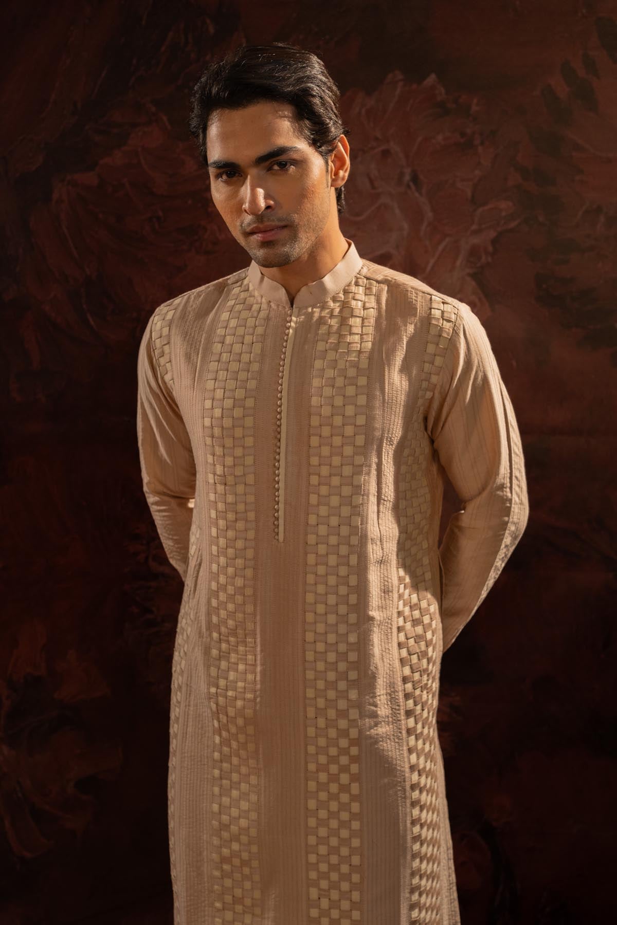 Pearl Cotton Silk Kurta Set