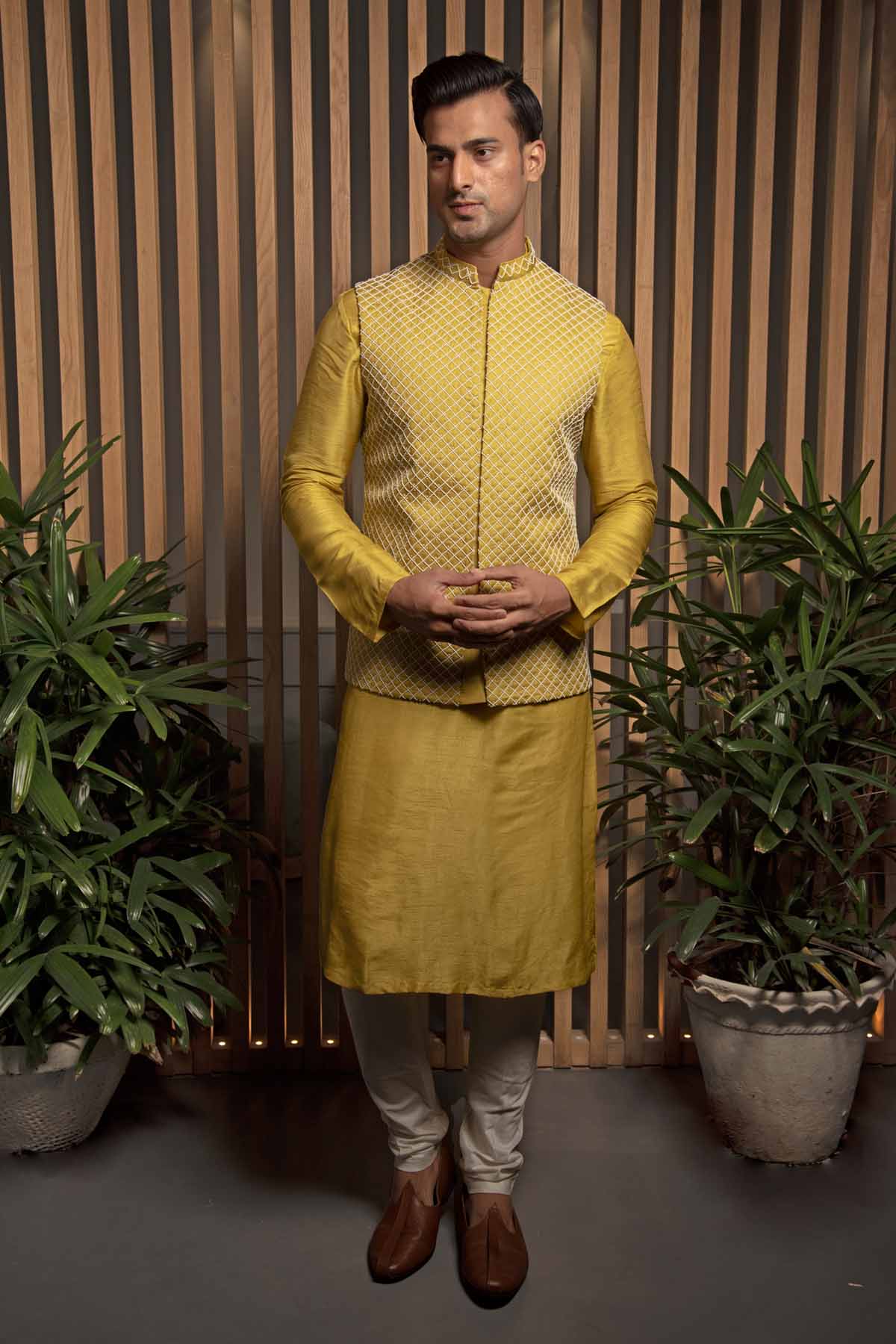 Pearl Jaal Jacket & Kurta Set