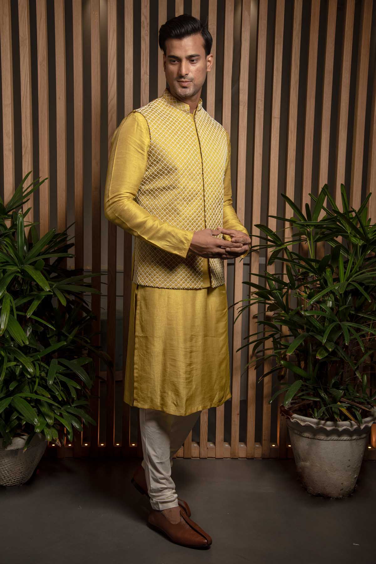 Pearl Jaal Jacket & Kurta Set