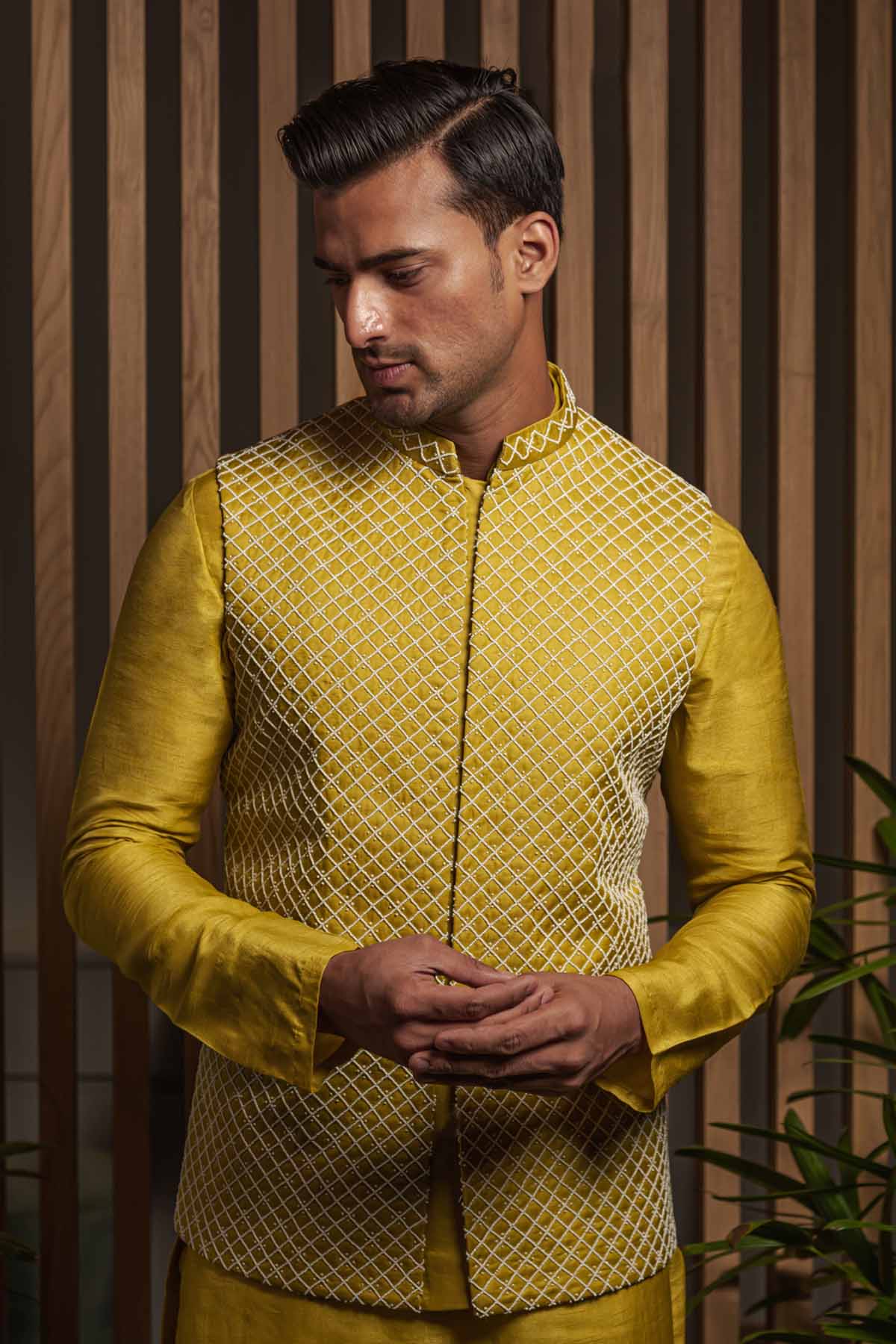 Pearl Jaal Jacket & Kurta Set