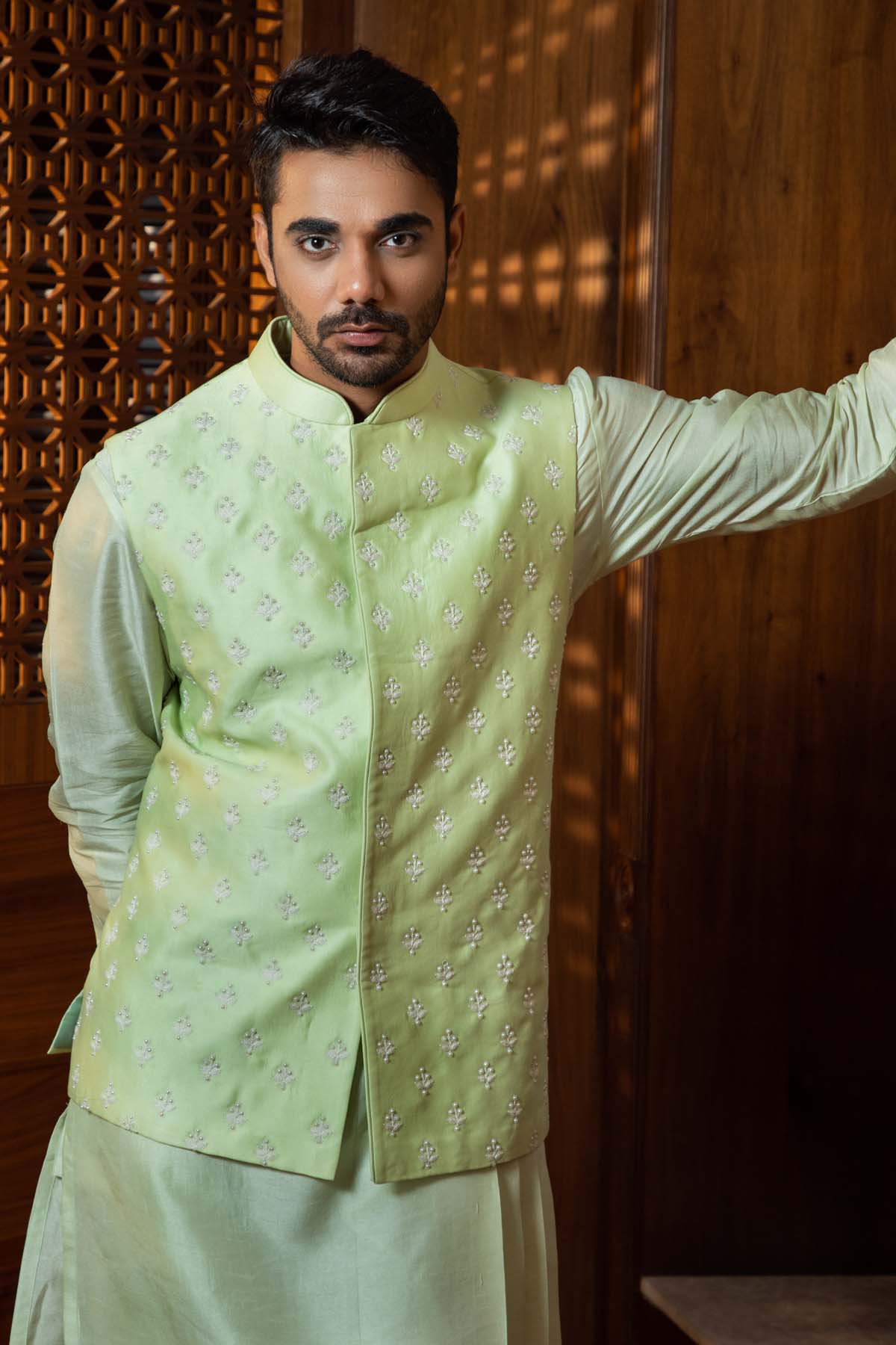 Pearl Jacket & Kurta Set