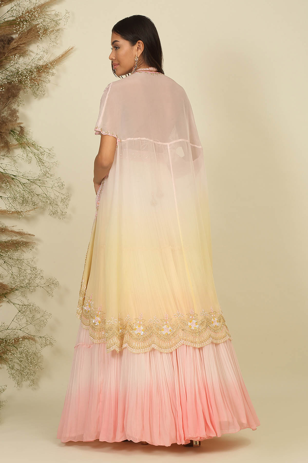 Pearl & Crystal Lehenga Set