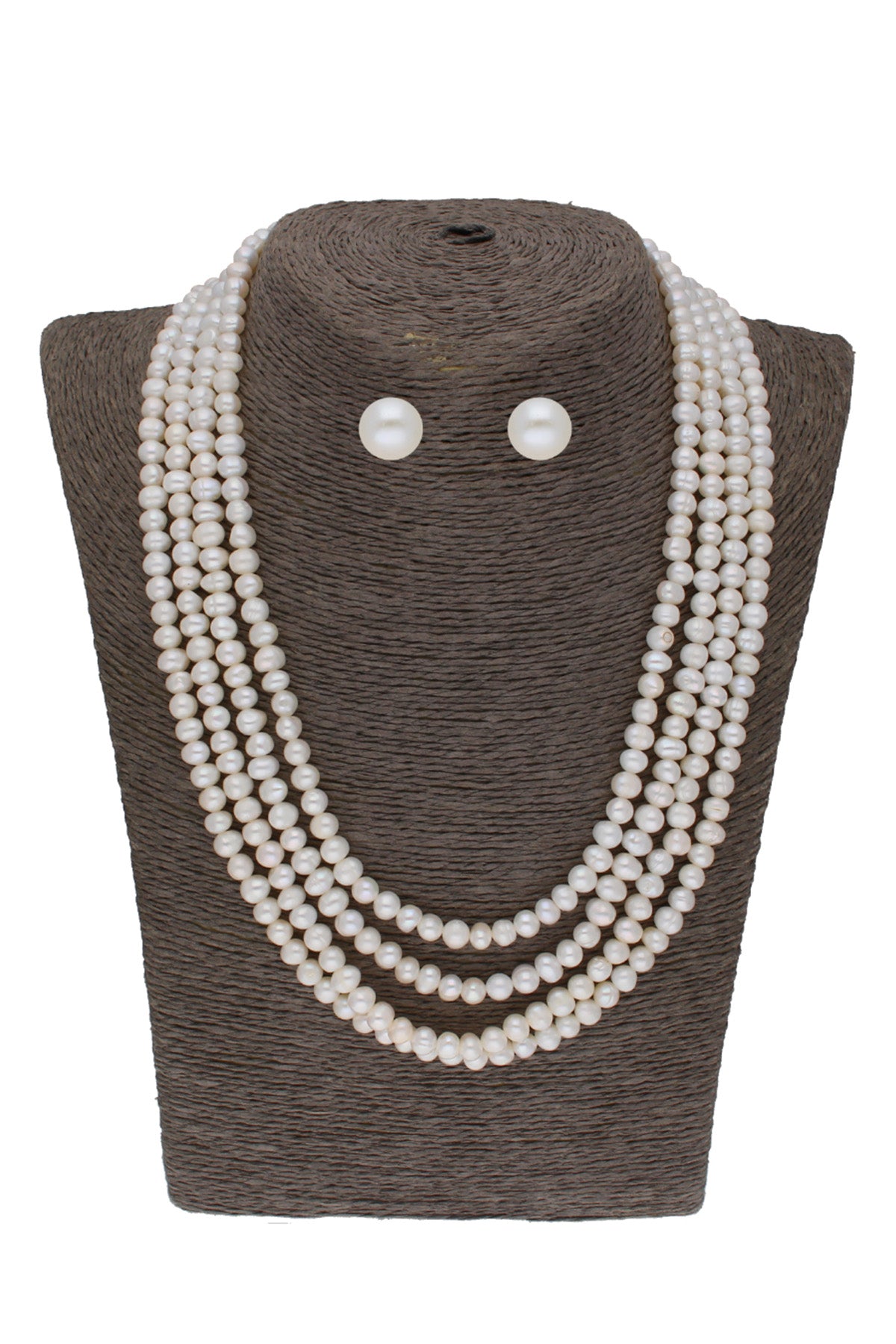 Pearl Off White Jewellery Set