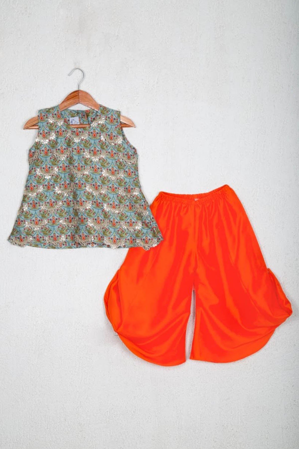 Peplum Top & Palazzo Set