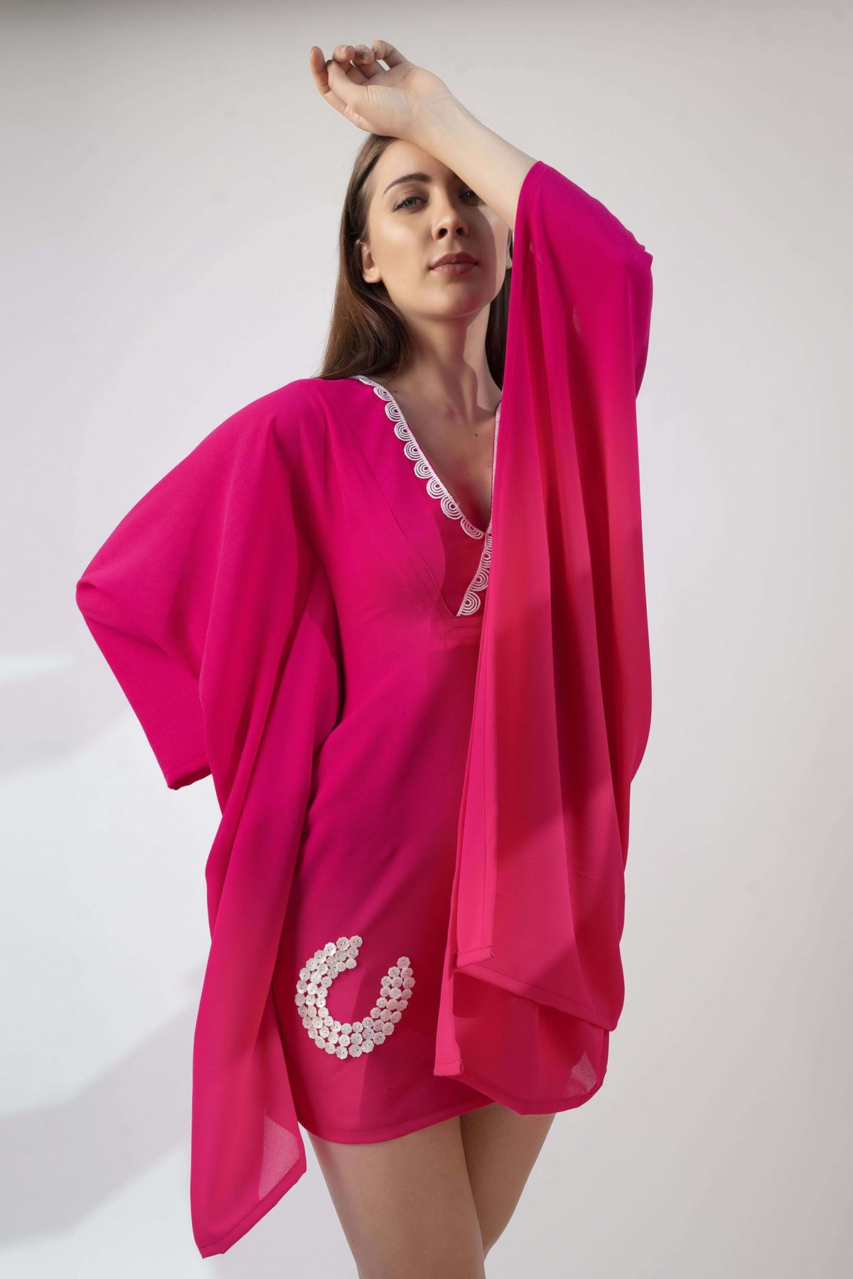Pink Short Kaftan Top