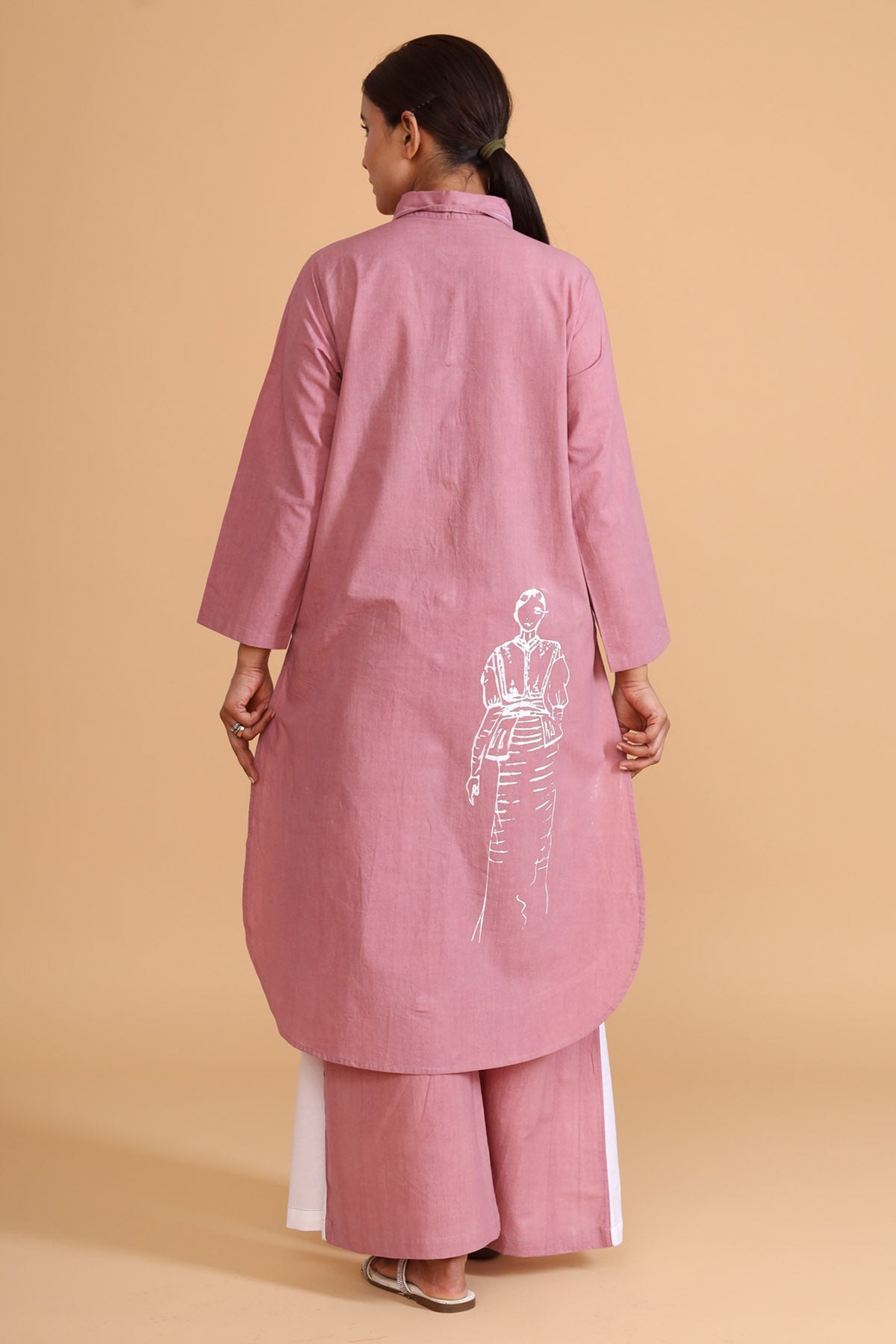 Pink Half Semi Circle Tunic