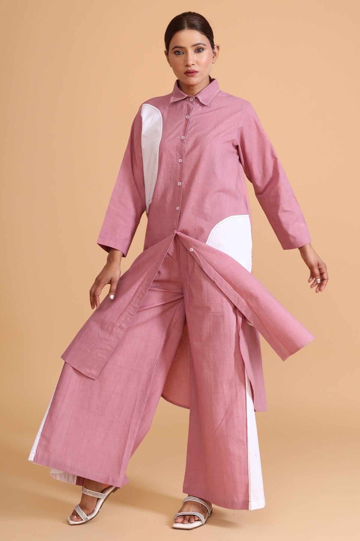 Pink Half Semi Circle Tunic