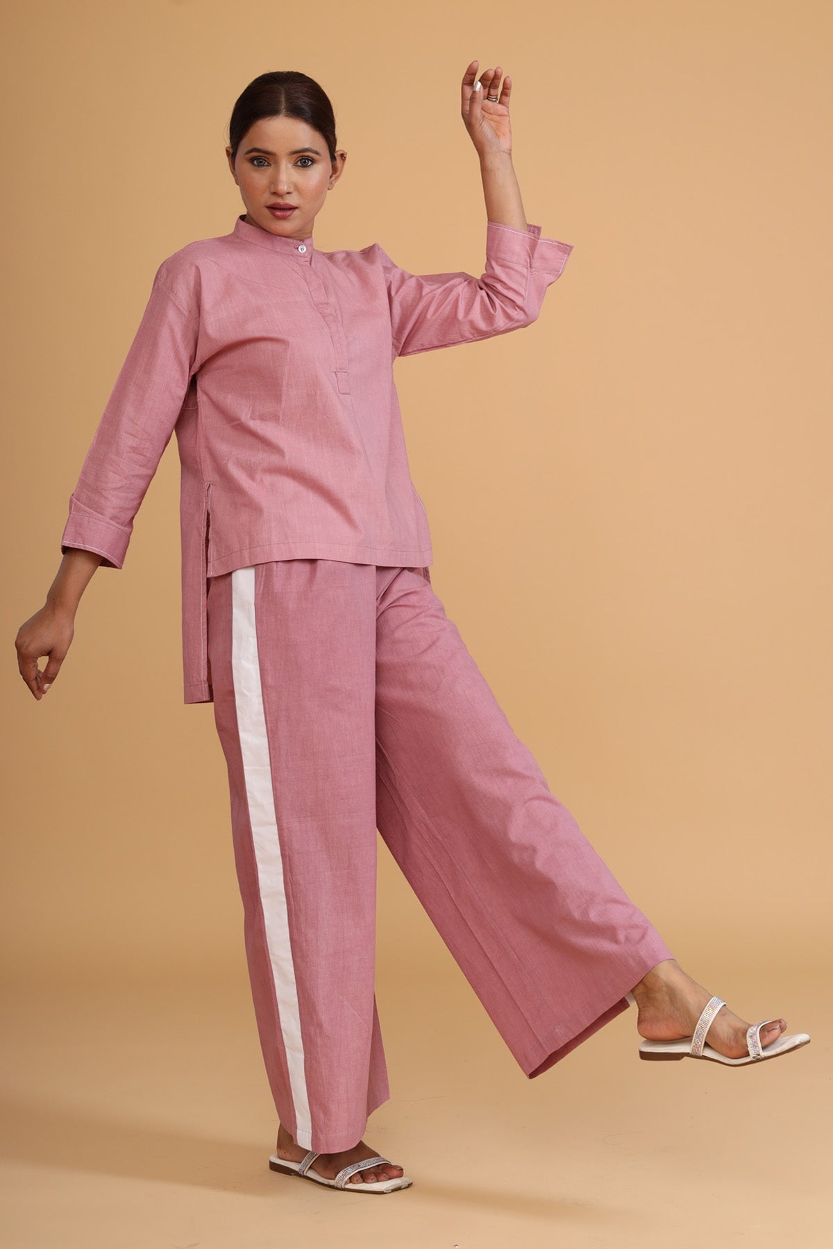 Pink Hand Painted Co-ord Set