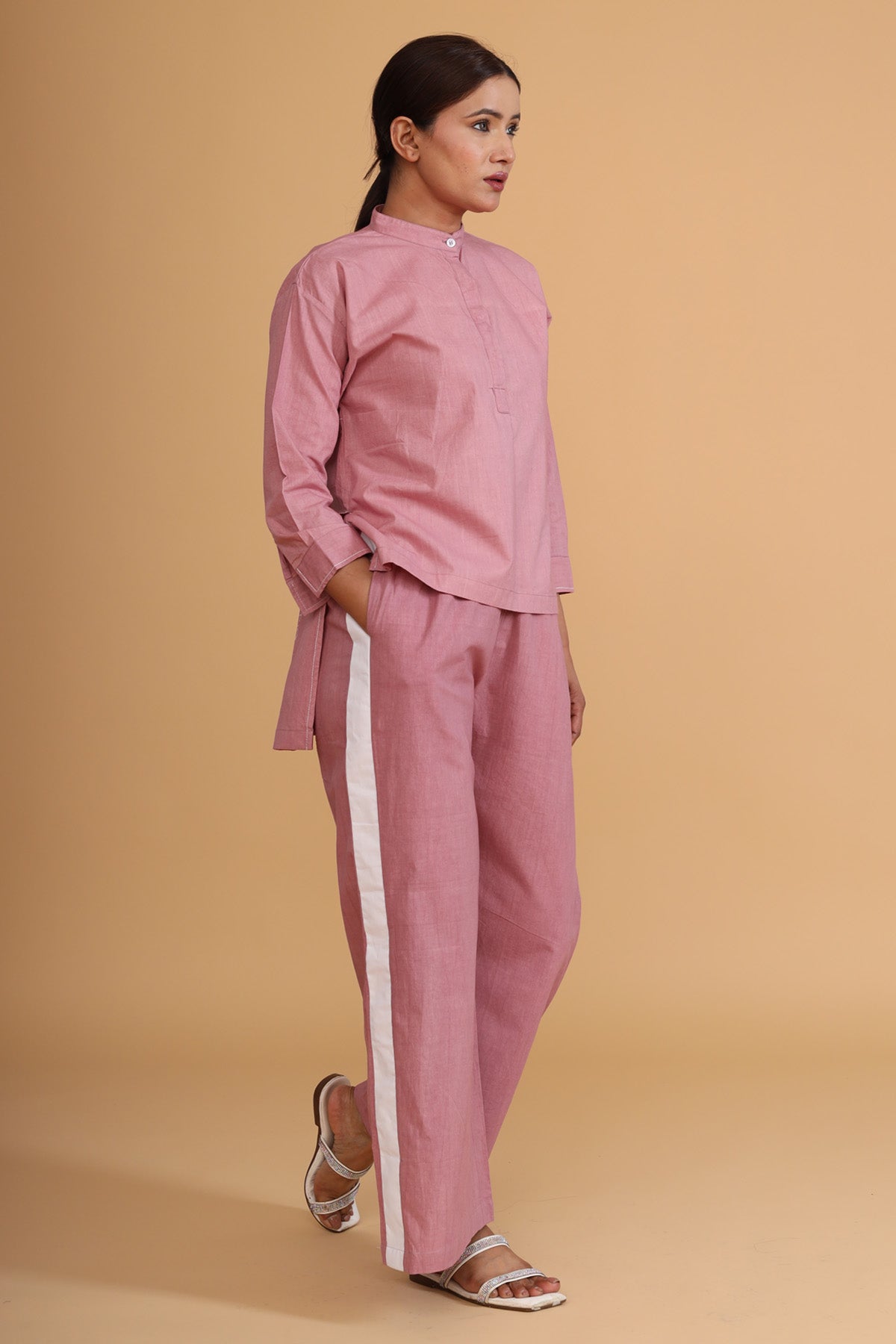 Pink Hand Painted Co-ord Set