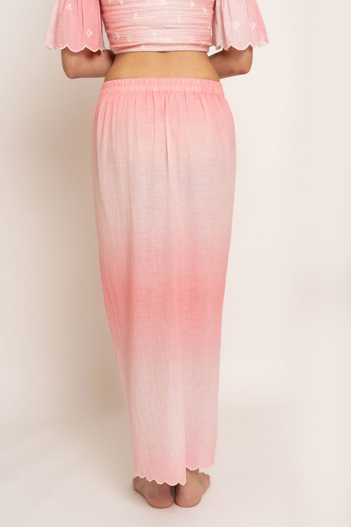 Pink Ombre Sarong Skirt