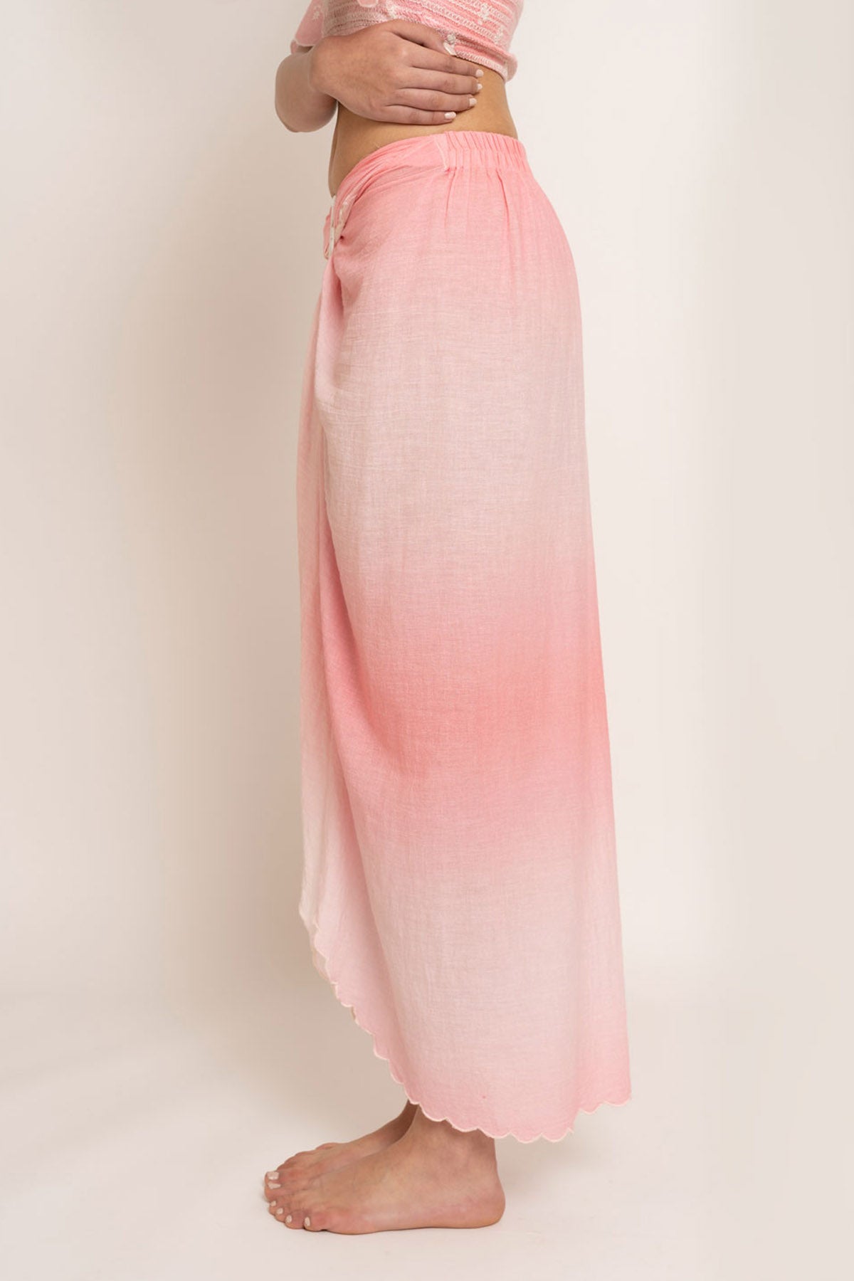 Pink Ombre Sarong Skirt