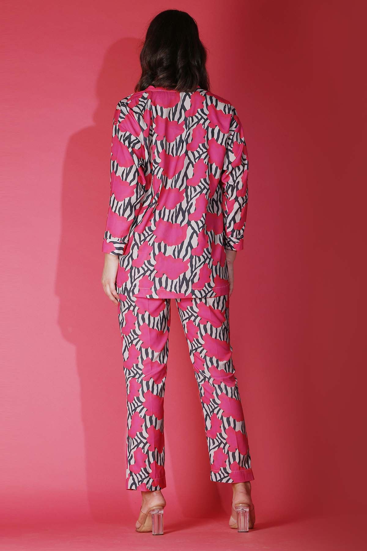 Pink Printed Co-ord Set