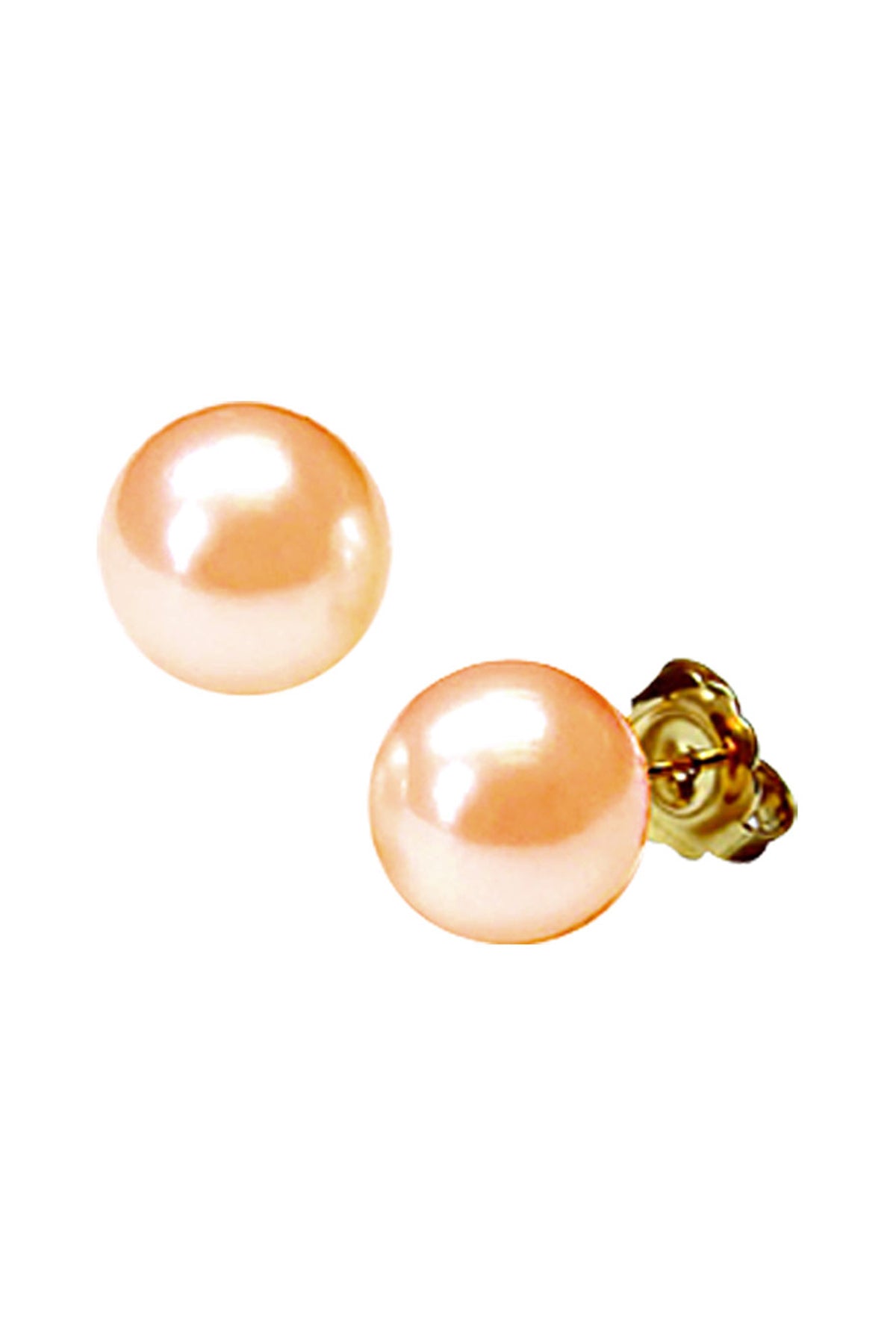 Buy Pink Alloy Pearl Button Earring for women by J Pearls online available at scrollnshops
