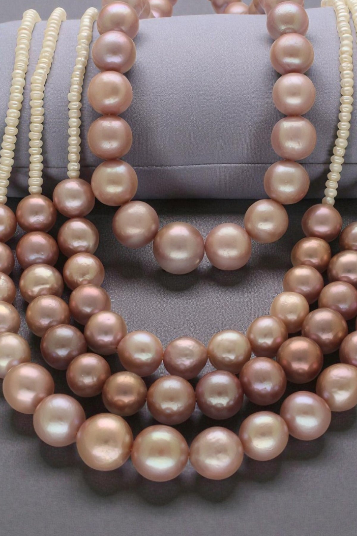 Buy Pink Alloy Round Necklace Set for women by J Pearls online available at scrollnshops