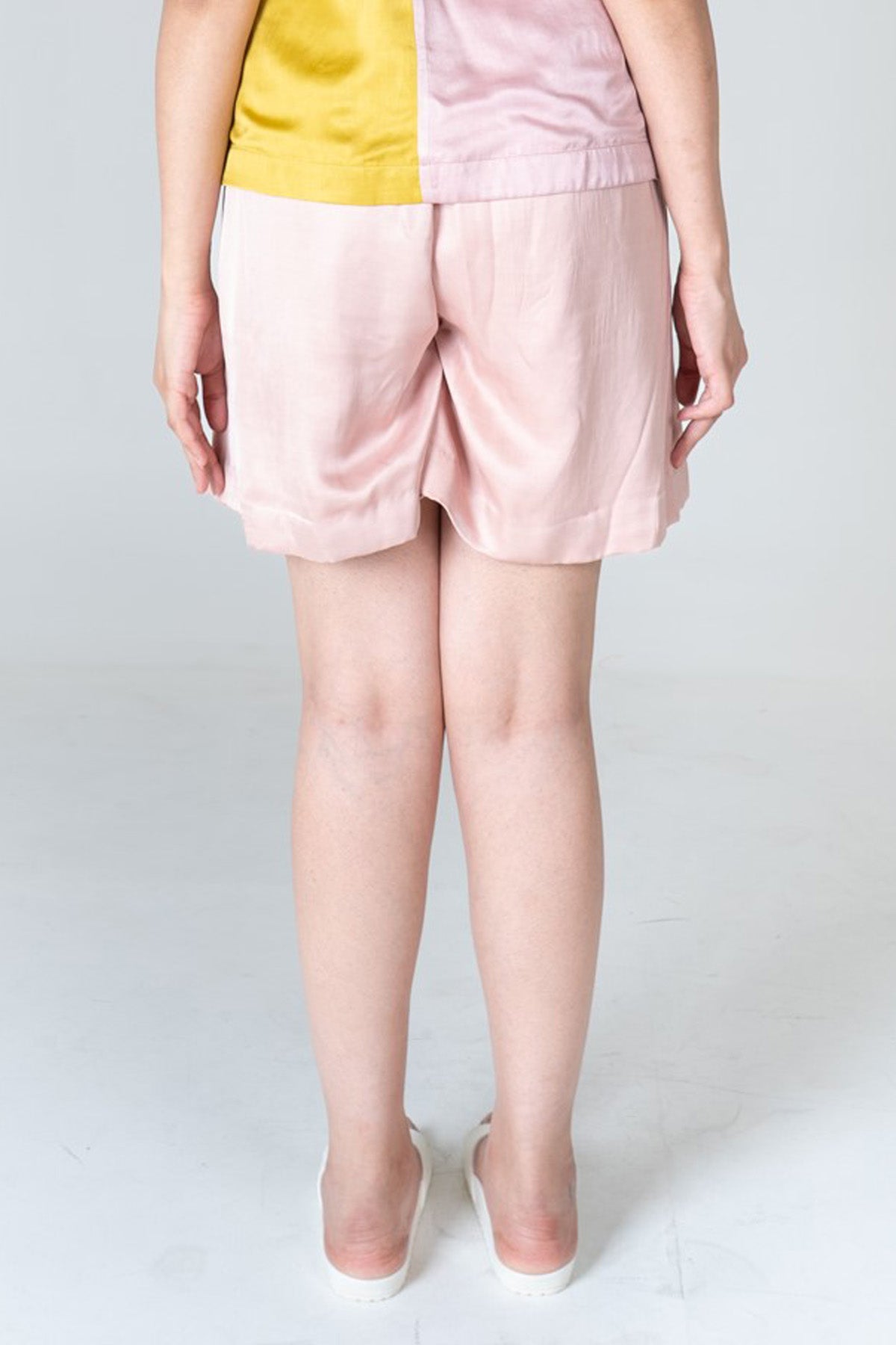Pink Bemberg Modal Silk Shorts