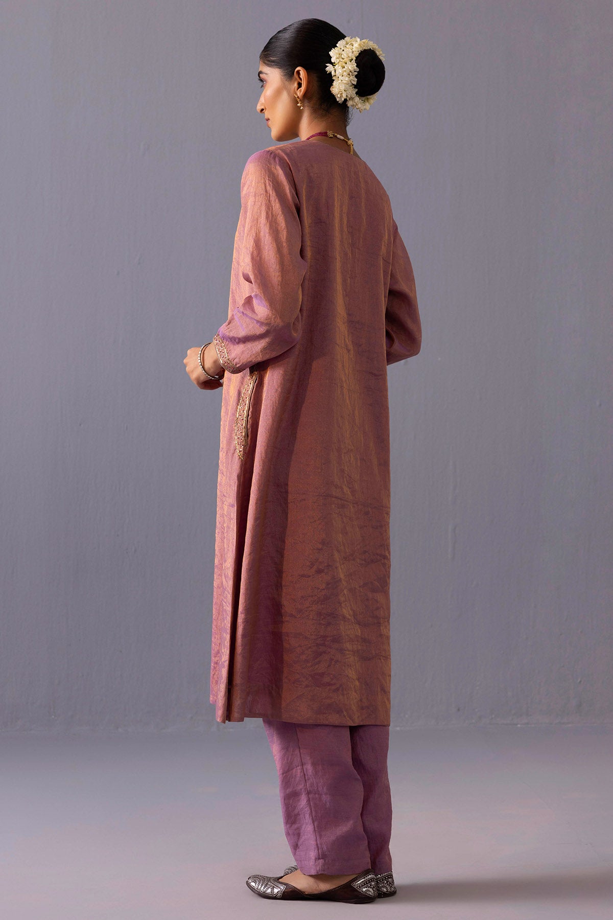 Pink Potli Button Kurta Set