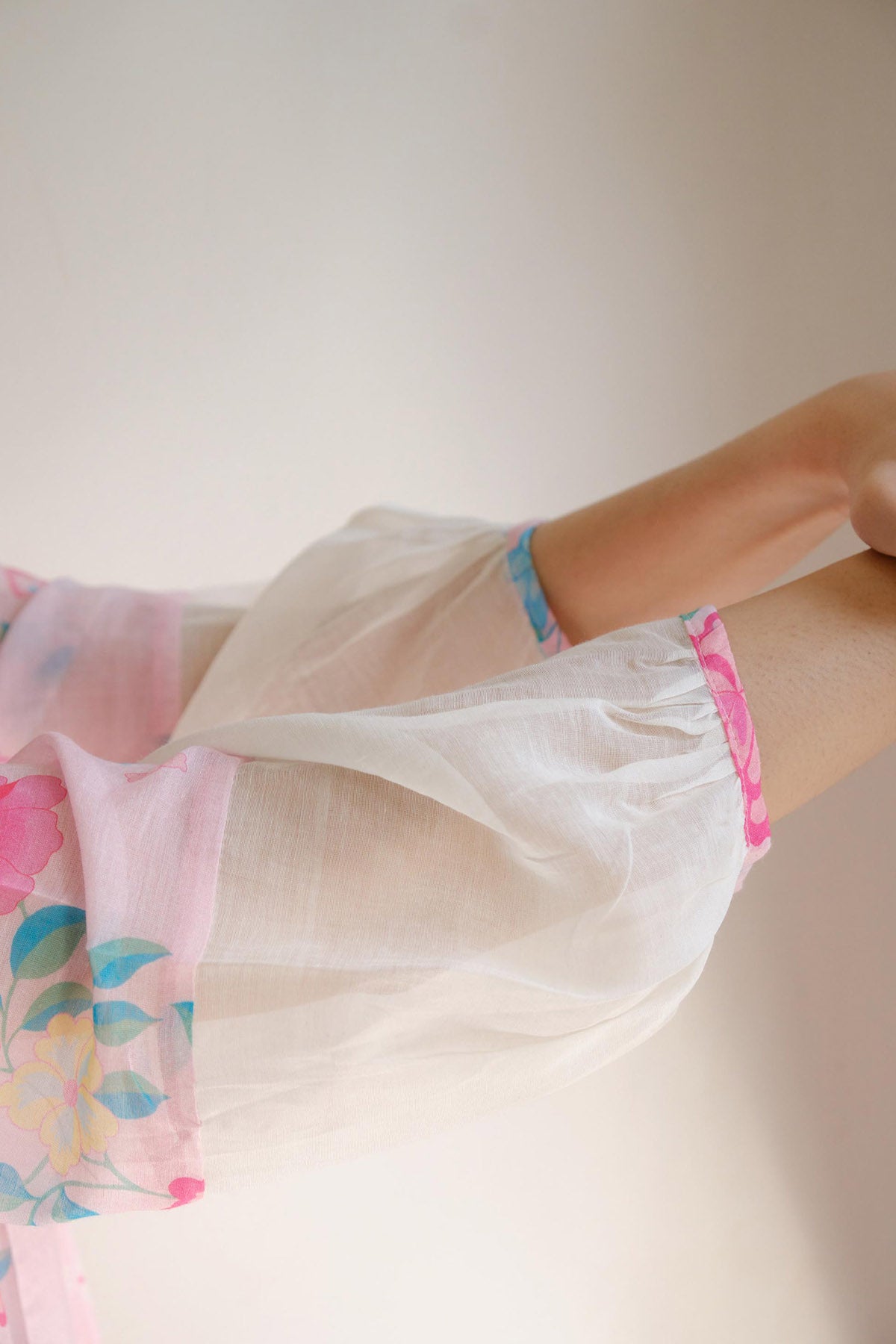 Pink Chanderi Kurta & Pants