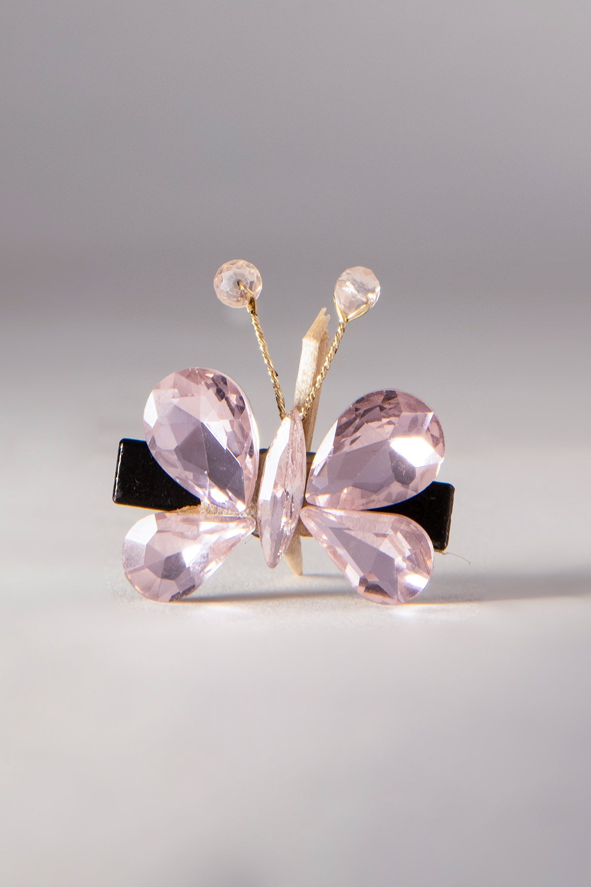 Buy Pink Crystal Butterfly Clip by Beauty Spot Jewellery for Women online at ScrollnShops