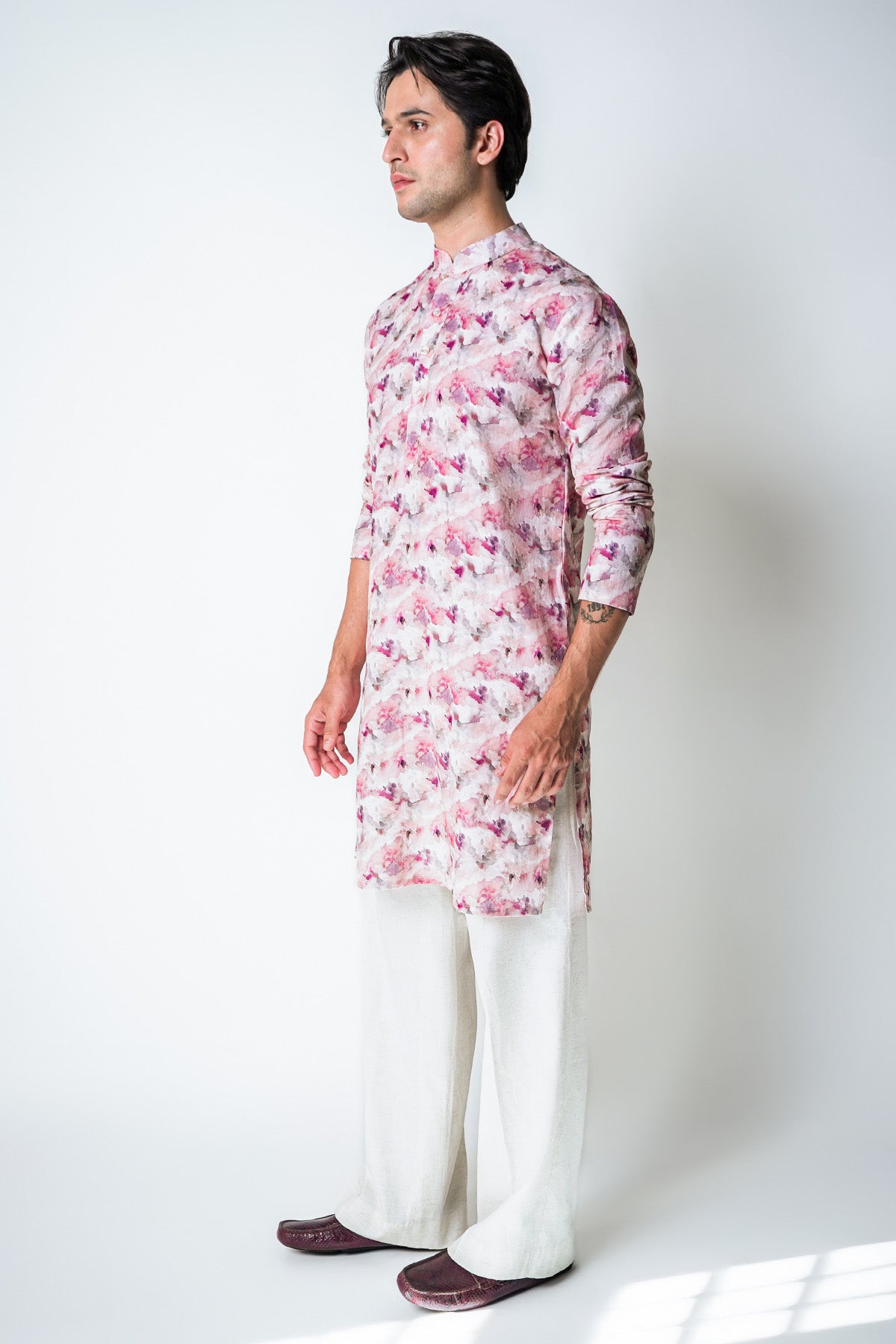 Pink Digital Printed Kurta Set