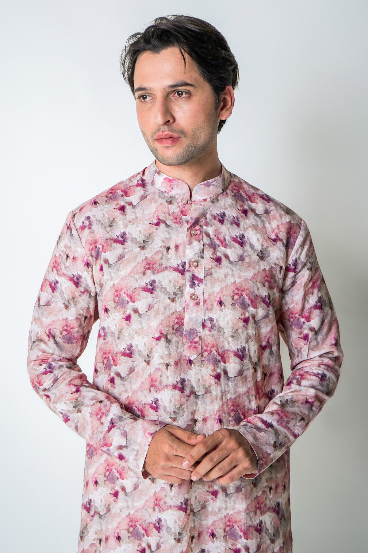Pink Digital Printed Kurta Set