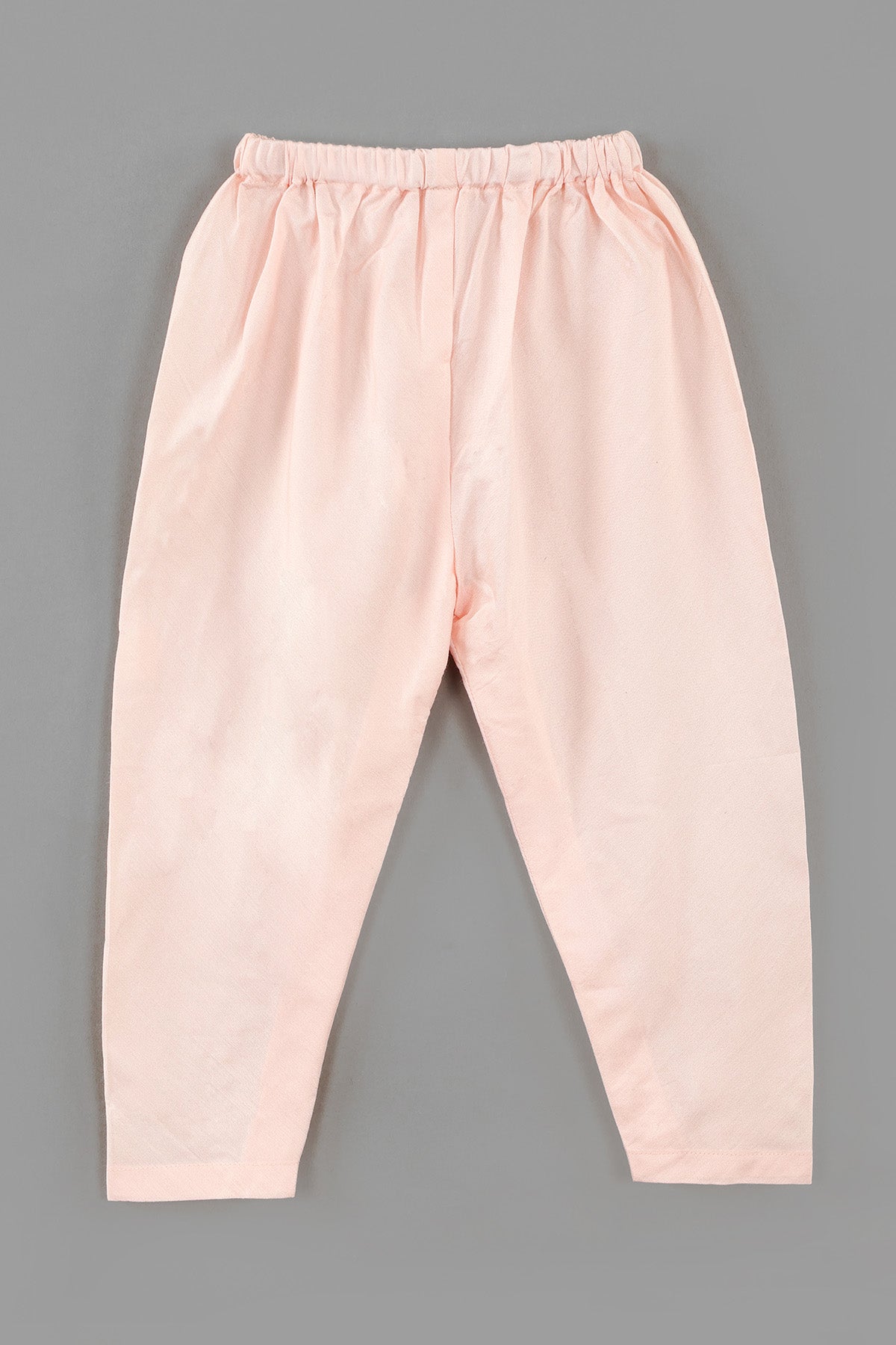 Pink Embroidered Zari Kurta Set